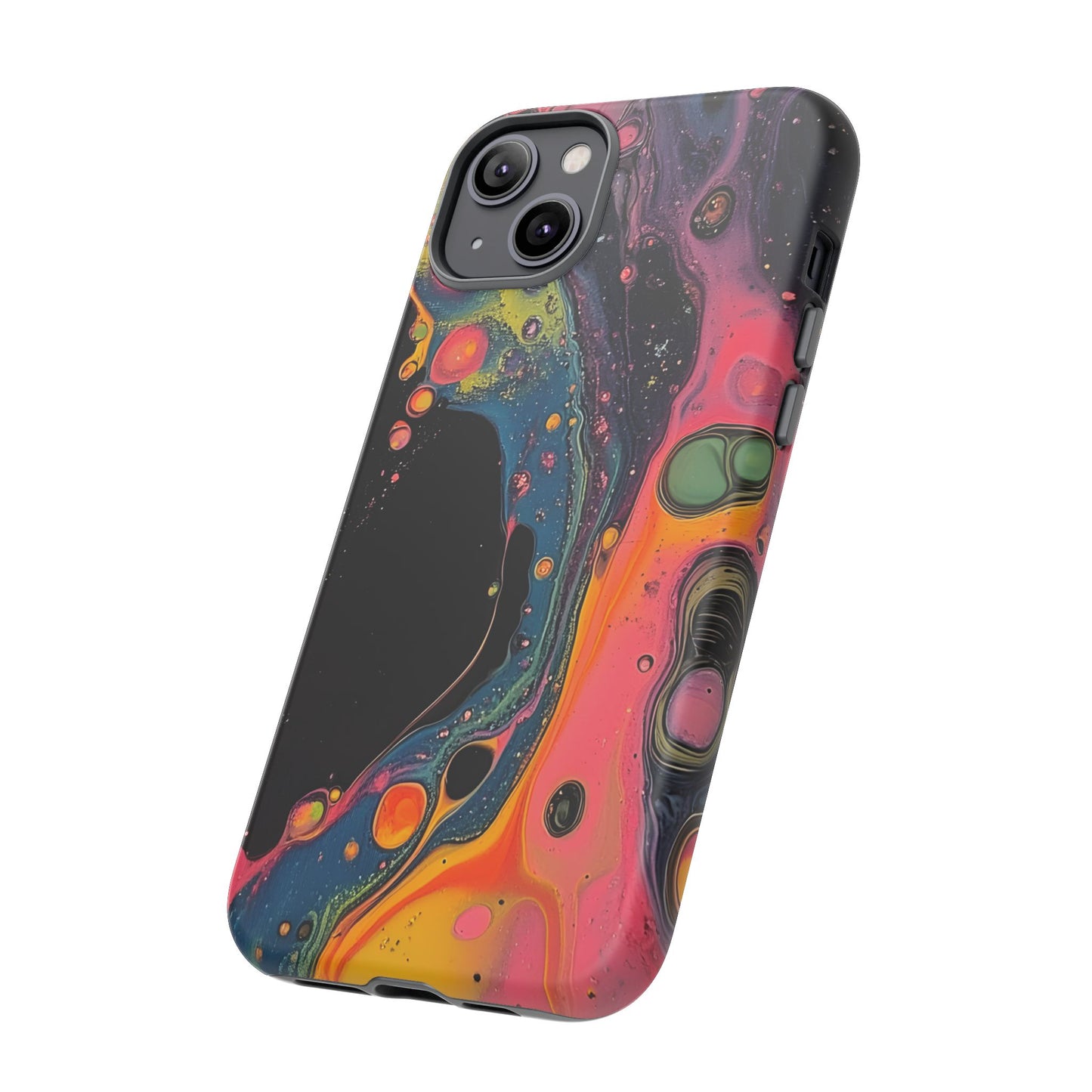 Psychedelic Modern Abstract_8 Customizable Tough Phone Case for iPhone 16, 15 Pro Max, Samsung S24 Ultra, Pixel 7 & more