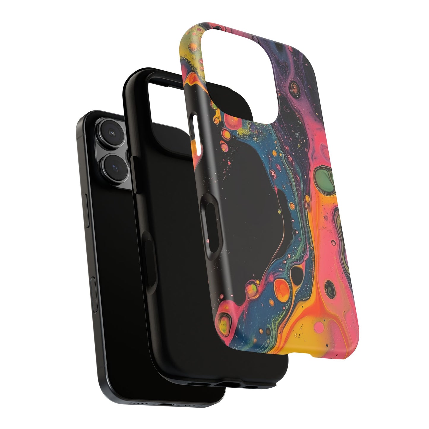 Psychedelic Modern Abstract_8 Customizable Tough Phone Case for iPhone 16, 15 Pro Max, Samsung S24 Ultra, Pixel 7 & more