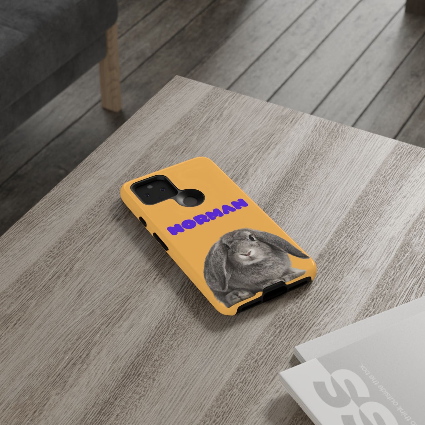 Customizable Pet Tough Phone Case Your Pet Photo or Digital Painting with Name_7