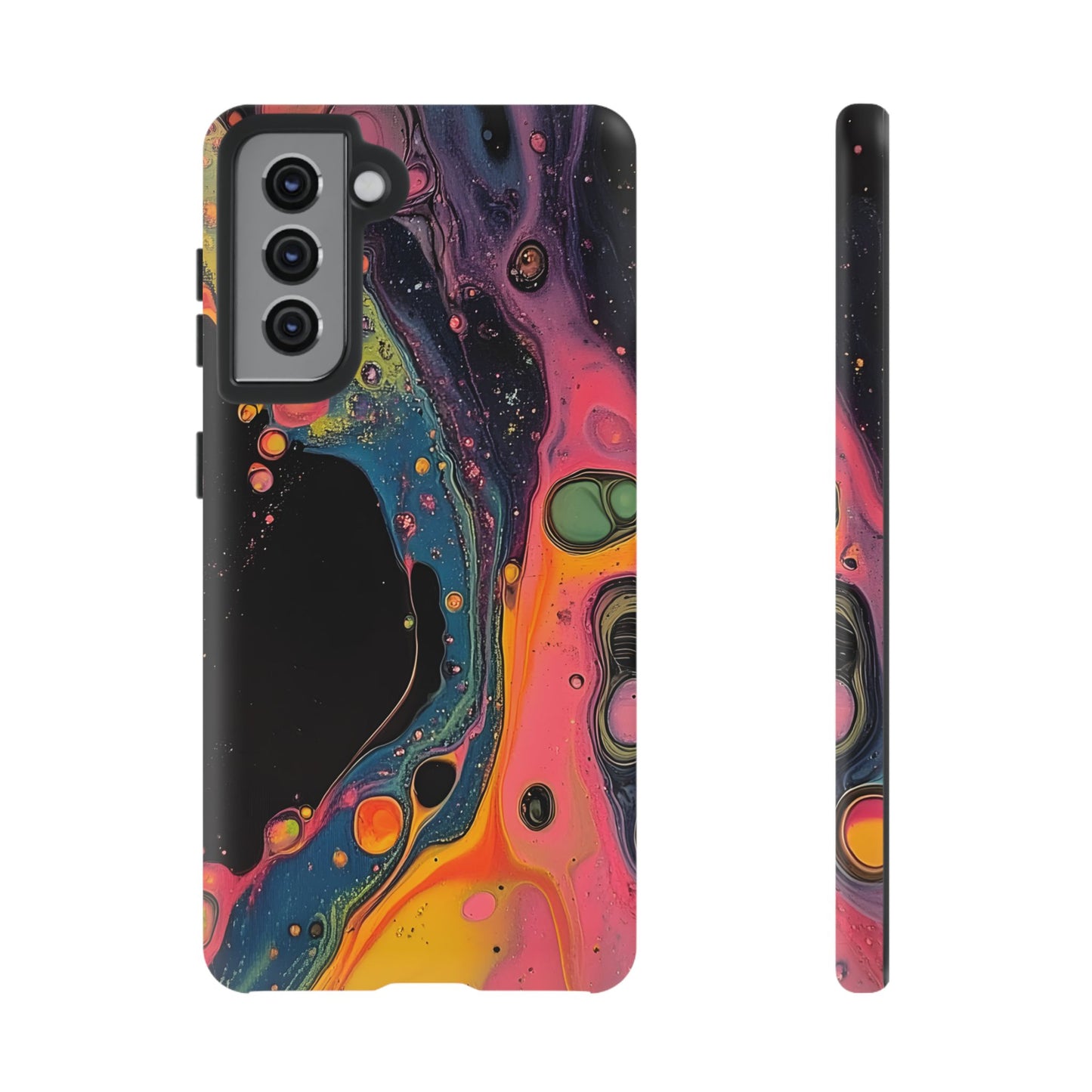 Psychedelic Modern Abstract_8 Customizable Tough Phone Case for iPhone 16, 15 Pro Max, Samsung S24 Ultra, Pixel 7 & more