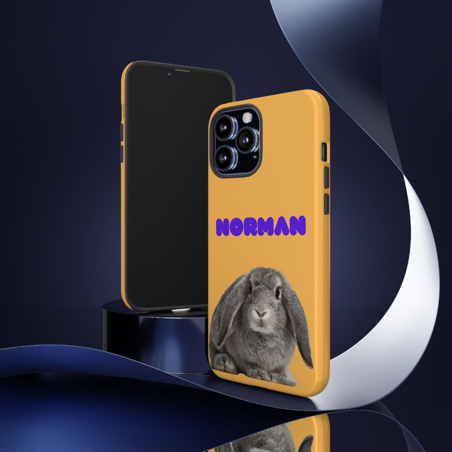 Customizable Pet Tough Phone Case Your Pet Photo or Digital Painting with Name_7