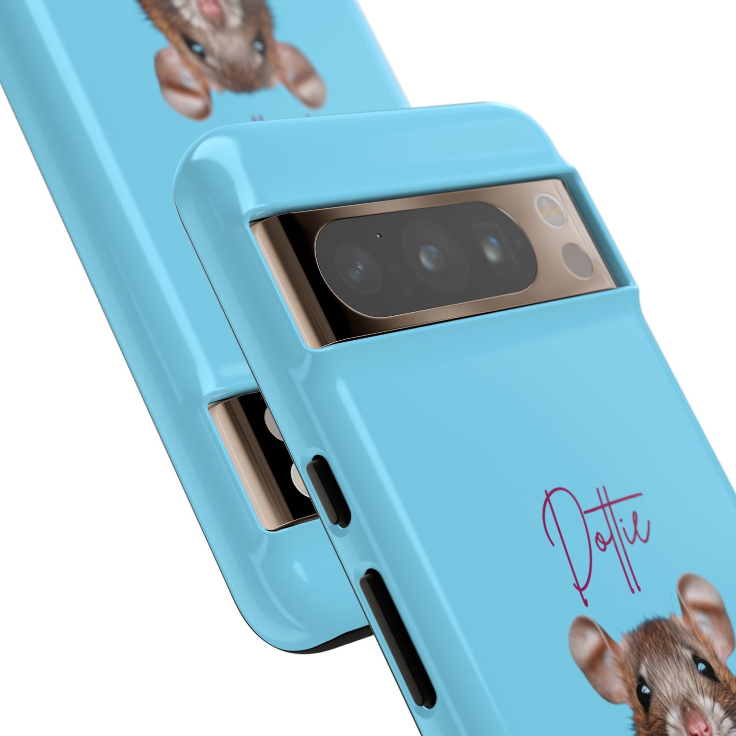 Customizable Pet Tough Phone Case Your Pet Photo or Digital Painting with Name_8 iPhone 16, 15 Pro Max, 15 Plus, Samsung S24 Ultra, Pixel 7