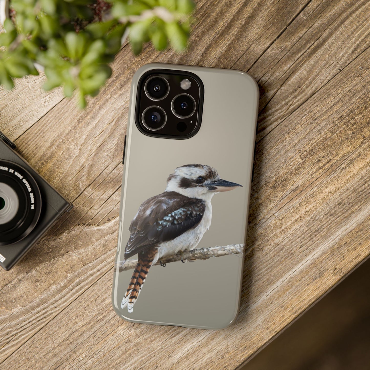 Kookaburra - Tough Phone Case - Fono Caso x EstebantheNatureman - Wildlife Photography Case - Gift for Bird Lovers