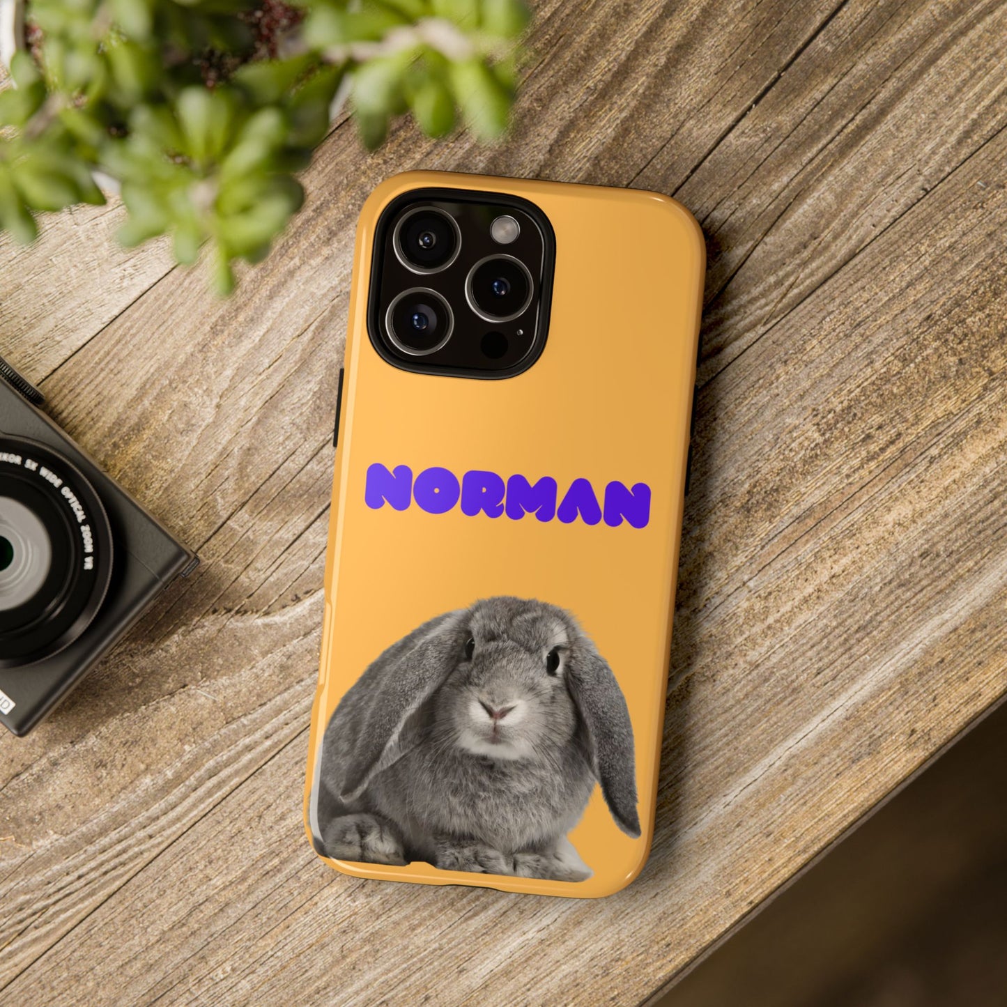 Customizable Pet Tough Phone Case Your Pet Photo or Digital Painting with Name_7