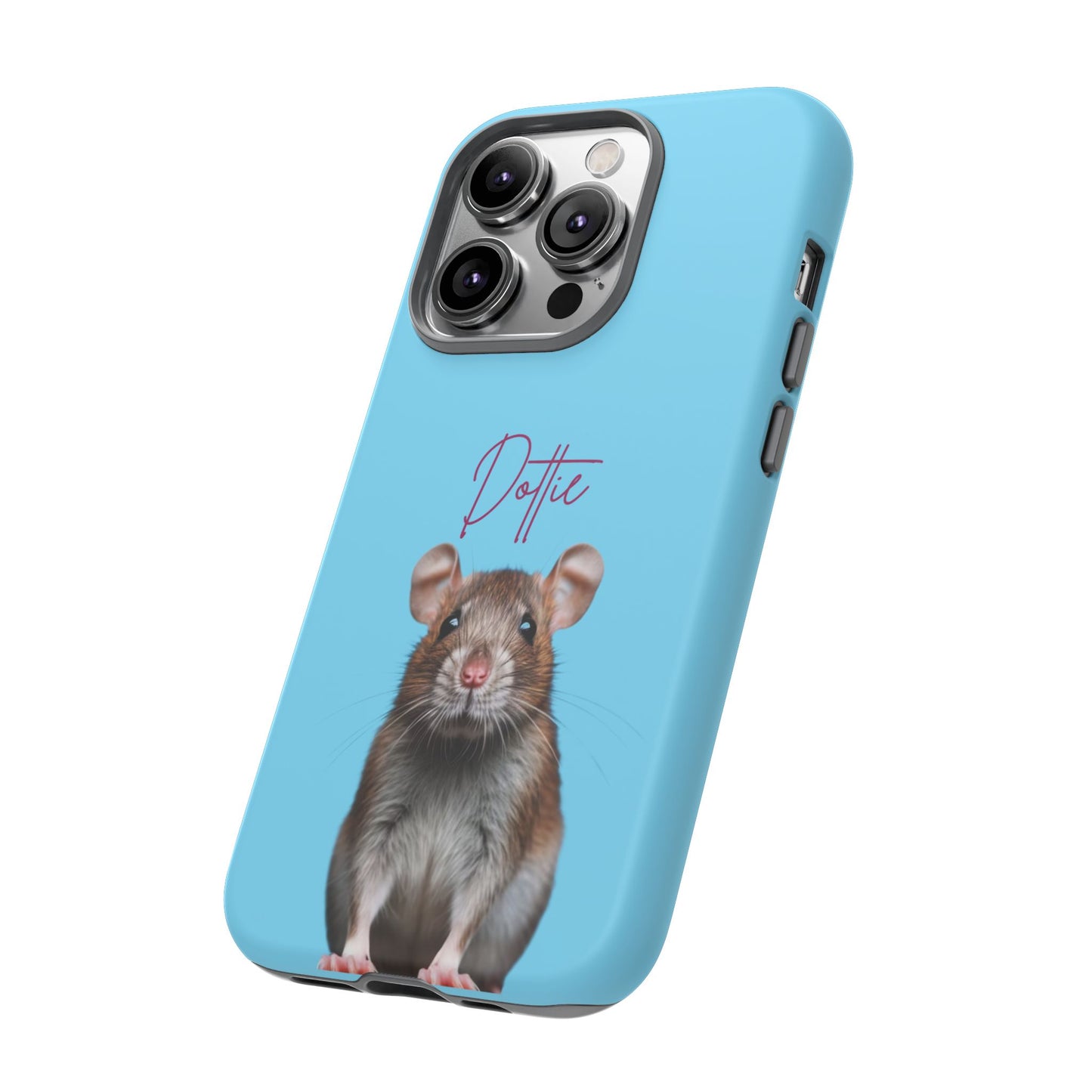 Customizable Pet Tough Phone Case Your Pet Photo or Digital Painting with Name_8 iPhone 16, 15 Pro Max, 15 Plus, Samsung S24 Ultra, Pixel 7