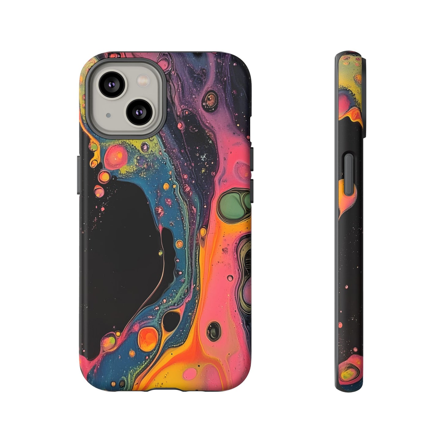 Psychedelic Modern Abstract_8 Customizable Tough Phone Case for iPhone 16, 15 Pro Max, Samsung S24 Ultra, Pixel 7 & more