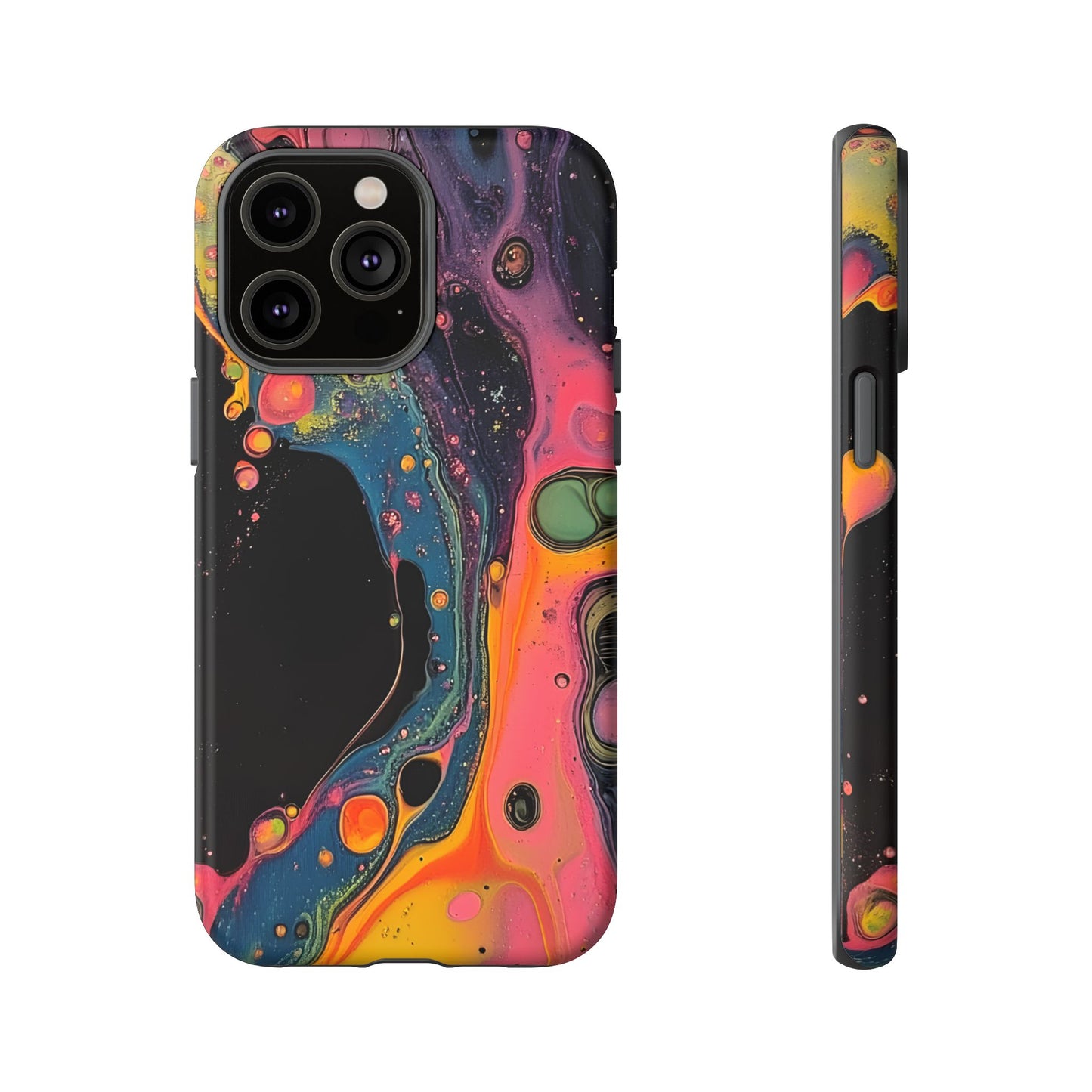 Psychedelic Modern Abstract_8 Customizable Tough Phone Case for iPhone 16, 15 Pro Max, Samsung S24 Ultra, Pixel 7 & more