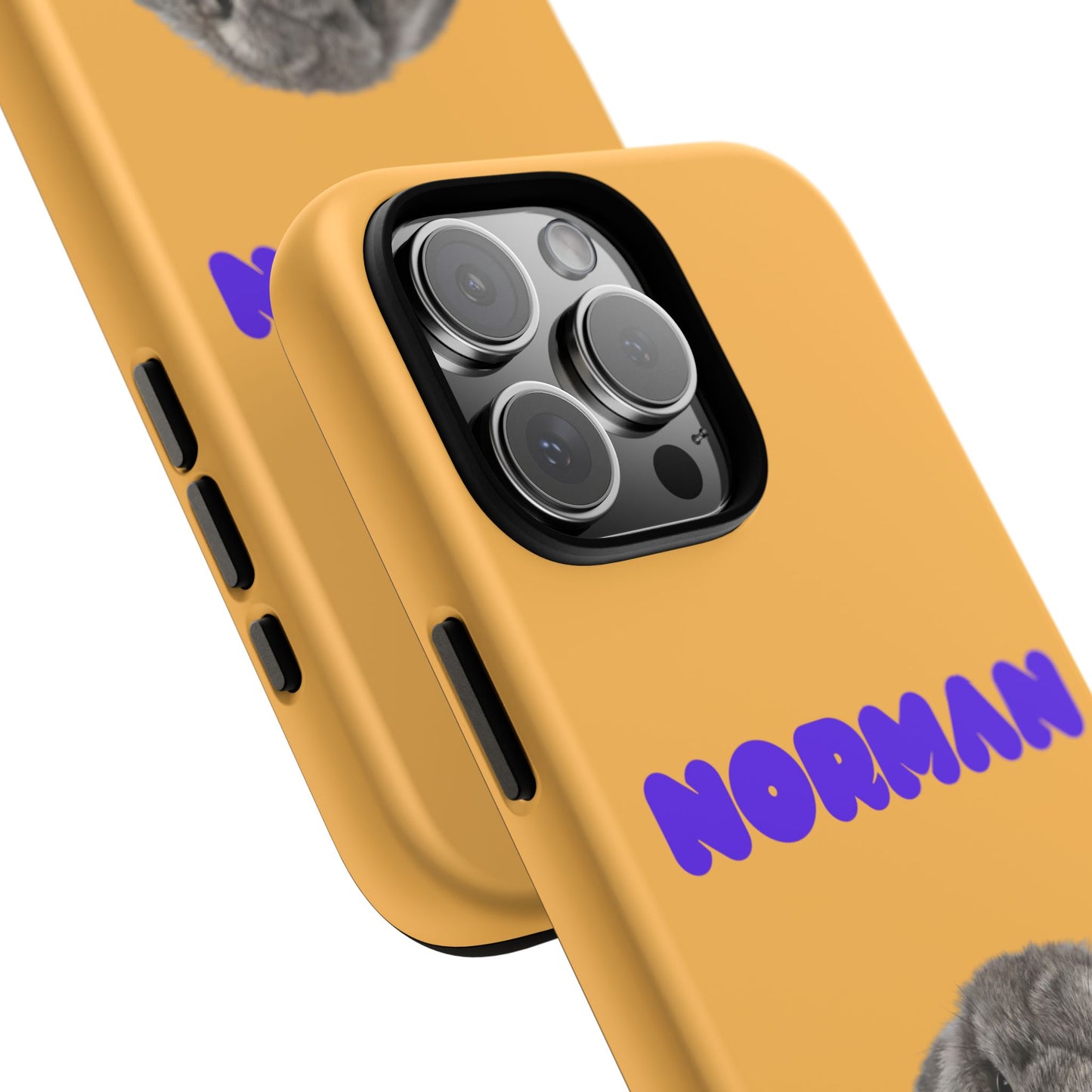 Customizable Pet Tough Phone Case Your Pet Photo or Digital Painting with Name_7
