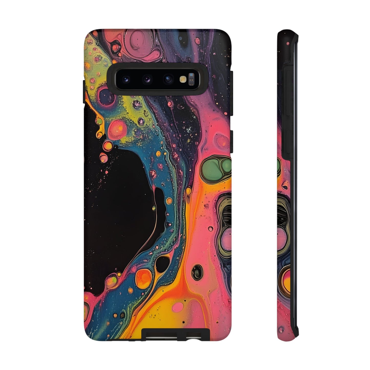 Psychedelic Modern Abstract_8 Customizable Tough Phone Case for iPhone 16, 15 Pro Max, Samsung S24 Ultra, Pixel 7 & more