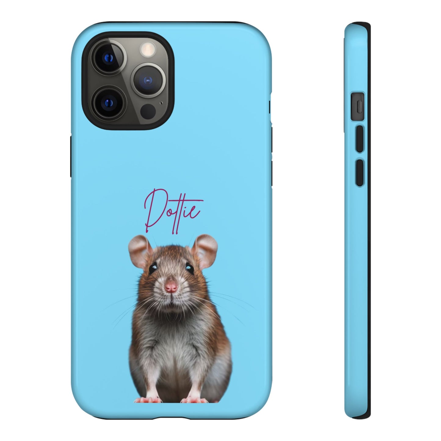 Customizable Pet Tough Phone Case Your Pet Photo or Digital Painting with Name_8 iPhone 16, 15 Pro Max, 15 Plus, Samsung S24 Ultra, Pixel 7