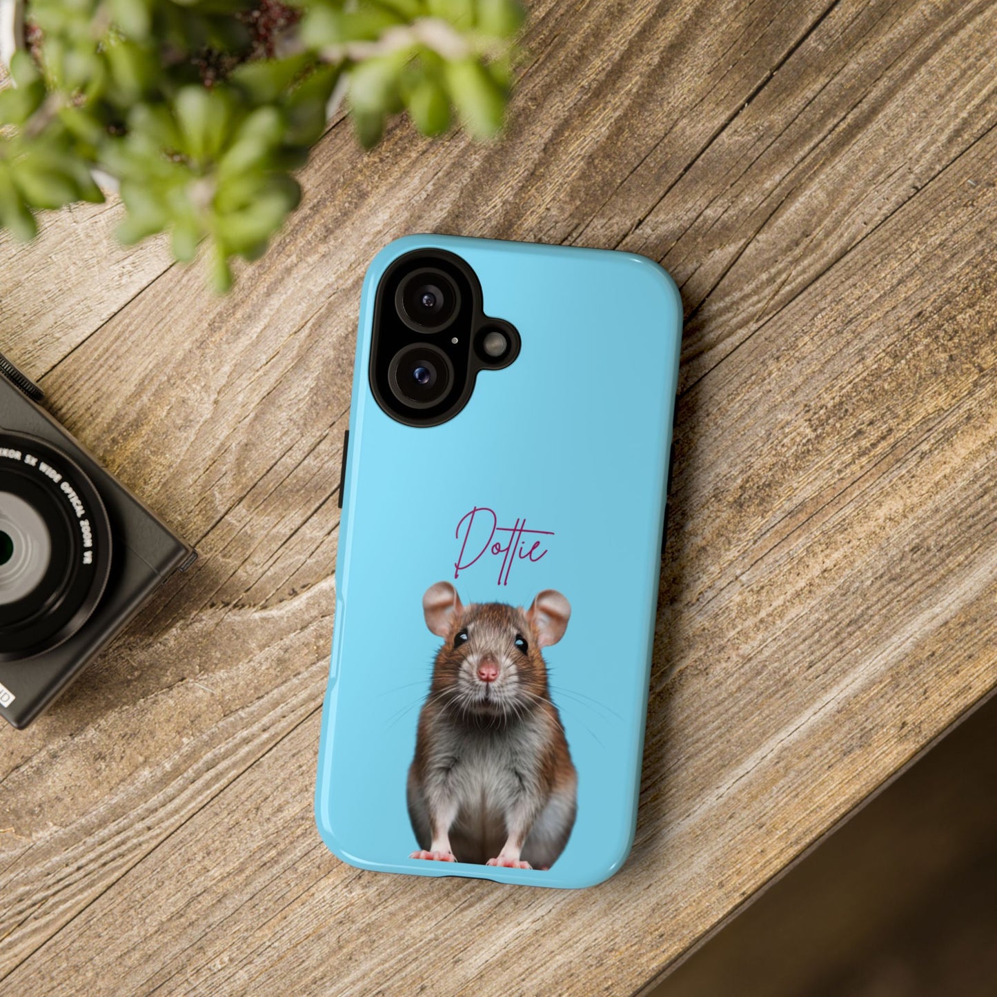 Customizable Pet Tough Phone Case Your Pet Photo or Digital Painting with Name_8 iPhone 16, 15 Pro Max, 15 Plus, Samsung S24 Ultra, Pixel 7