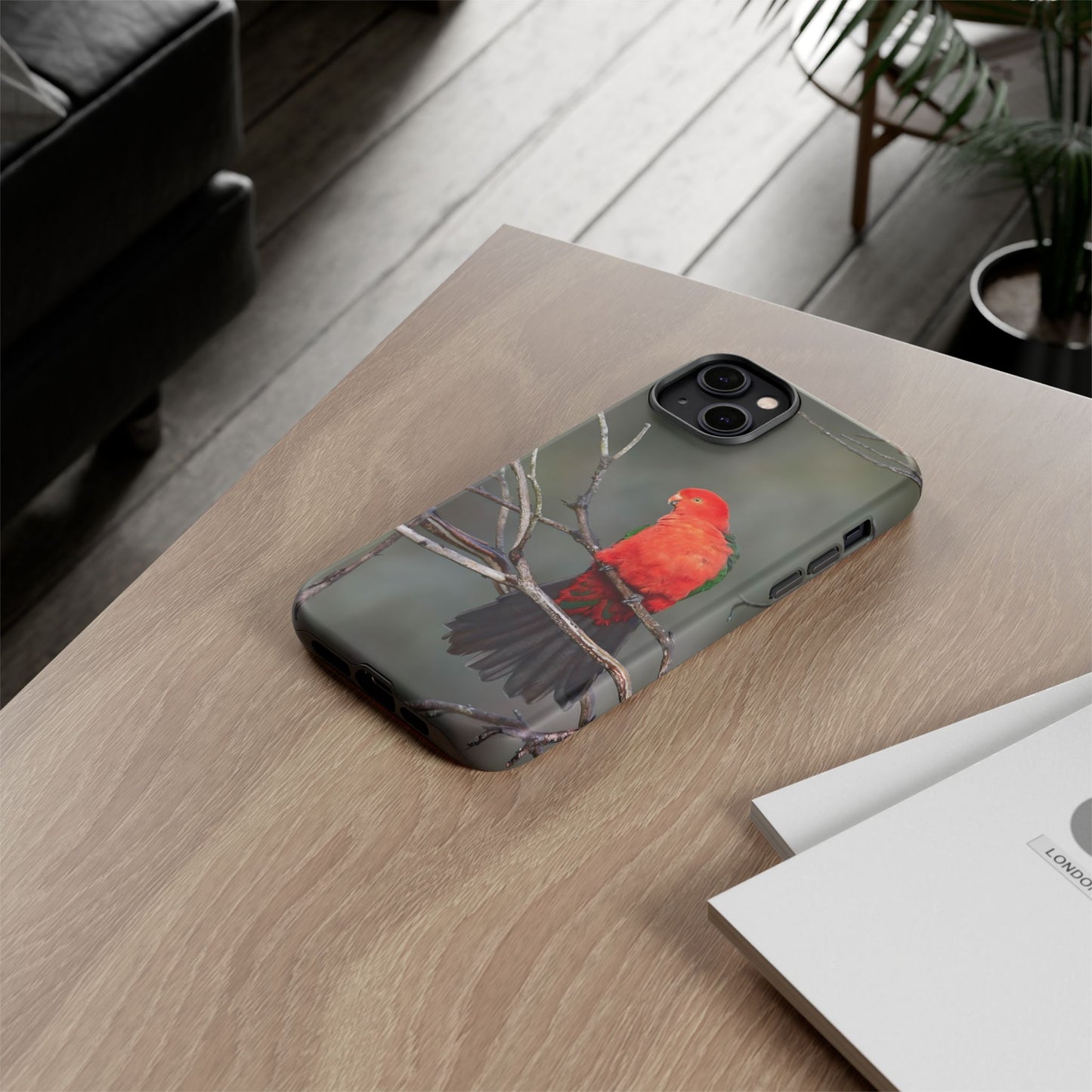 Australian King Parrot - Tough Phone Case - Fono Caso x EstebantheNatureman - Wildlife Photography Case - Gift for Bird Lovers