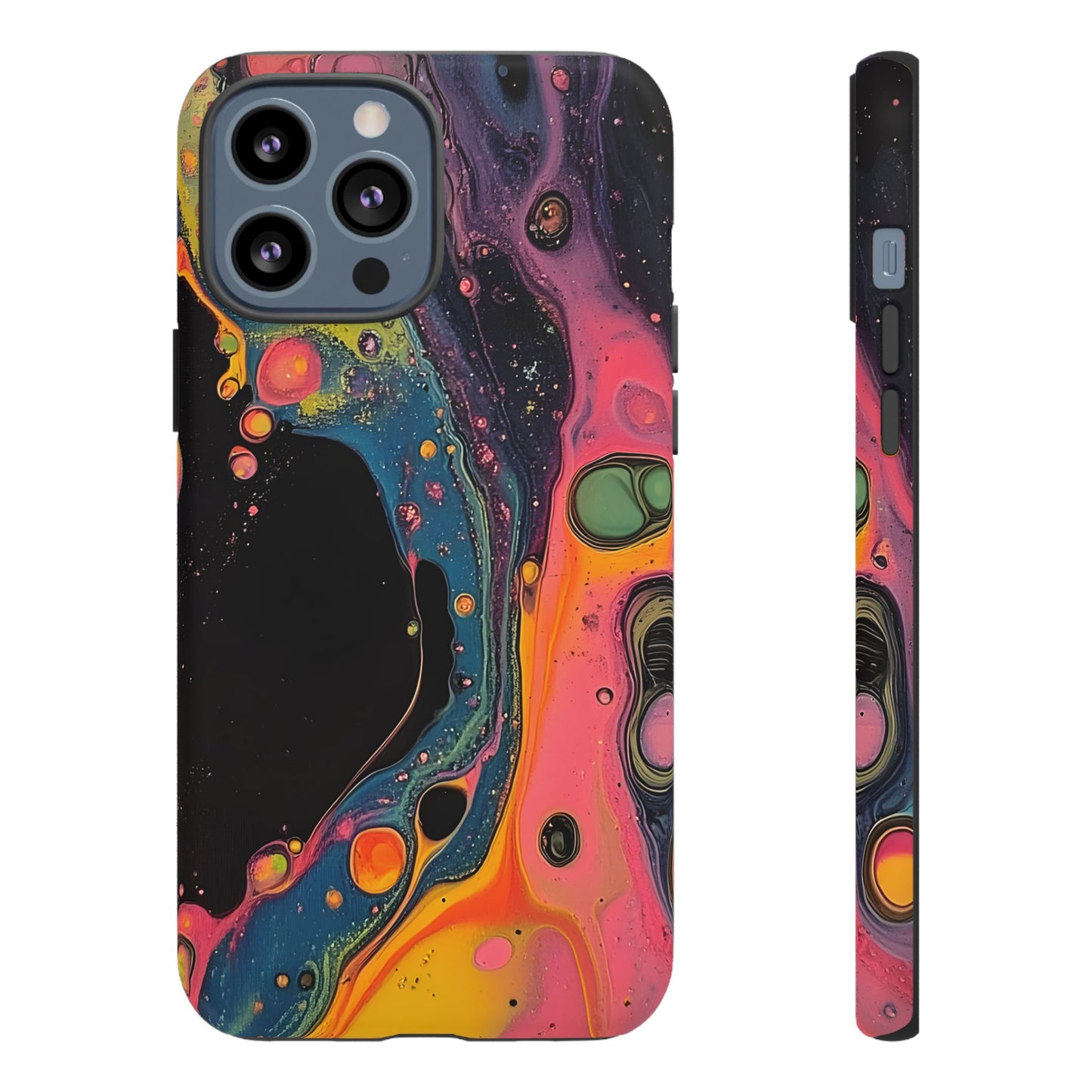 Psychedelic Modern Abstract_8 Customizable Tough Phone Case for iPhone 16, 15 Pro Max, Samsung S24 Ultra, Pixel 7 & more