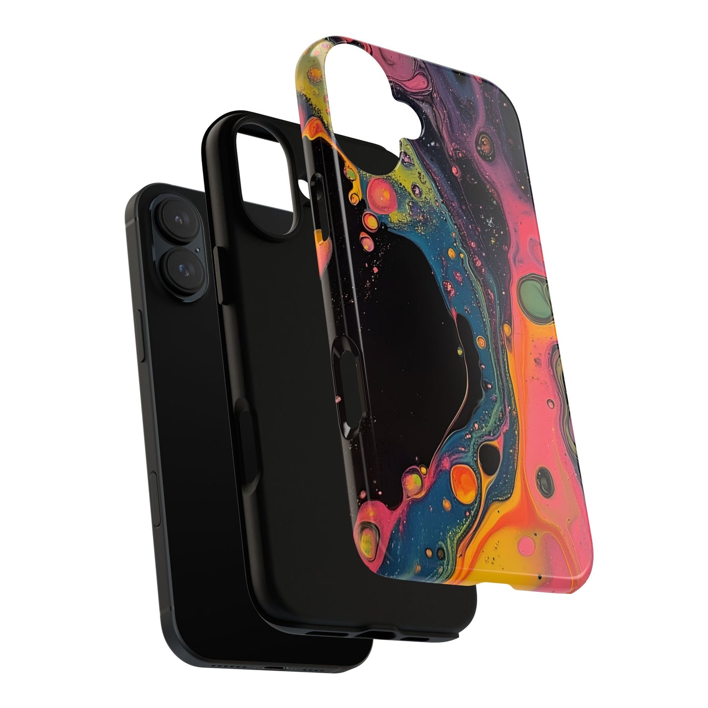 Psychedelic Modern Abstract_8 Customizable Tough Phone Case for iPhone 16, 15 Pro Max, Samsung S24 Ultra, Pixel 7 & more