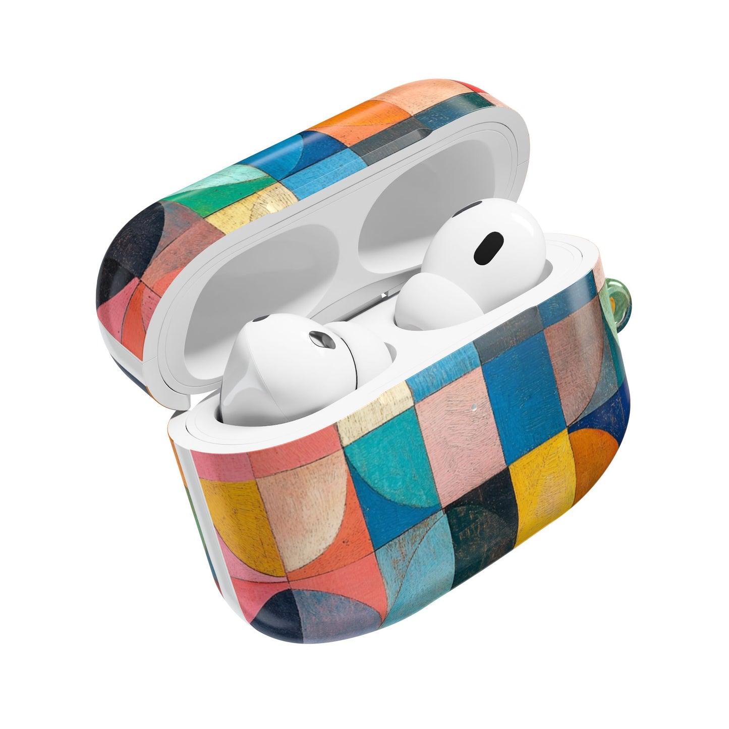 Mid-Century Modern Abstract_6 Customizable AirPods Case, Protective Cover, Unique Design