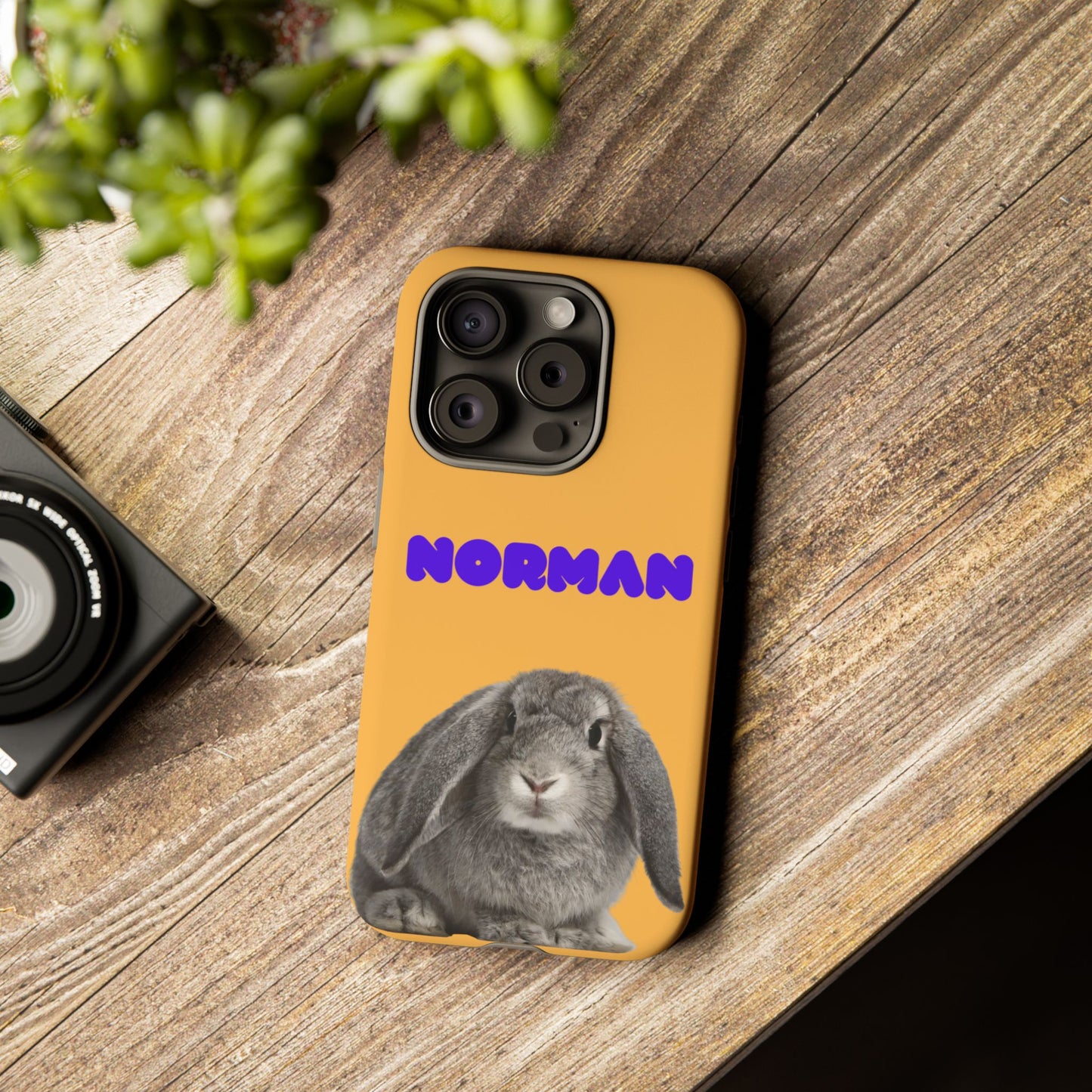 Customizable Pet Tough Phone Case Your Pet Photo or Digital Painting with Name_7