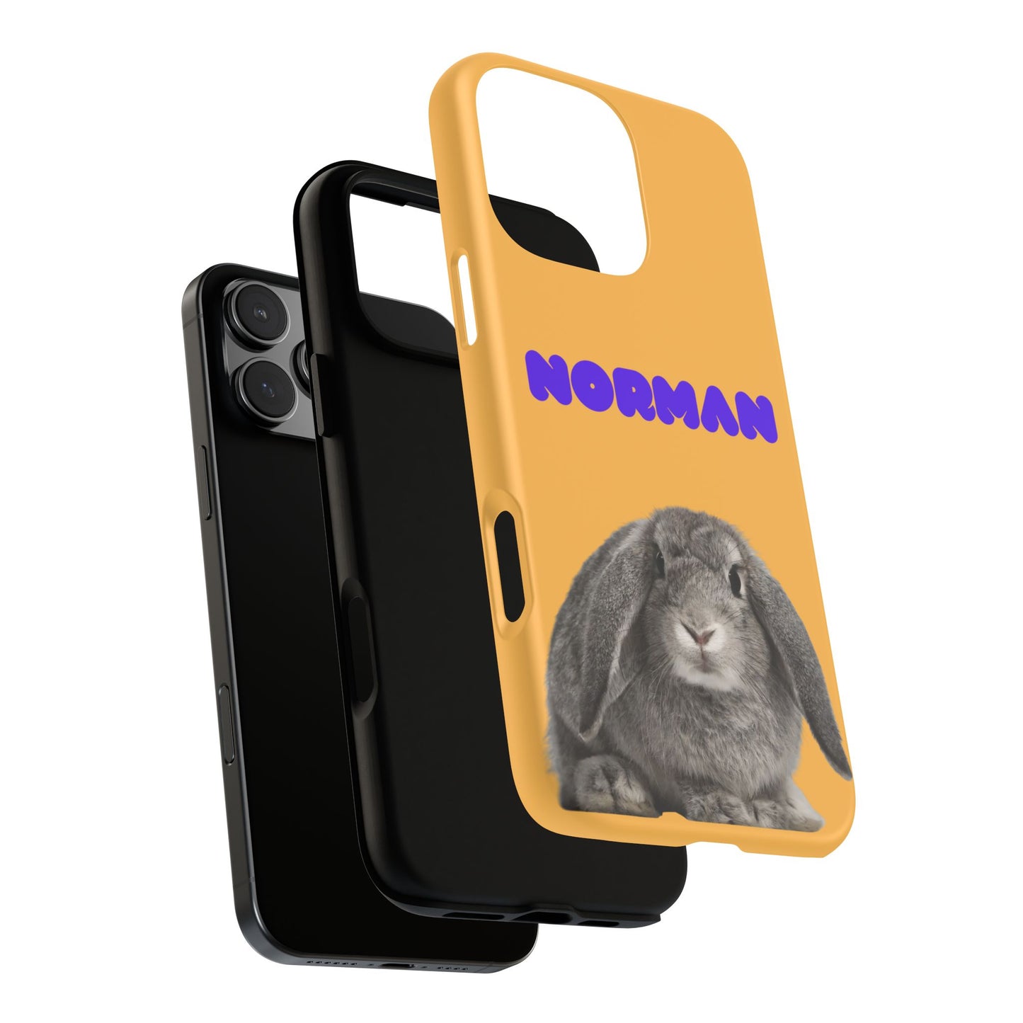 Customizable Pet Tough Phone Case Your Pet Photo or Digital Painting with Name_7