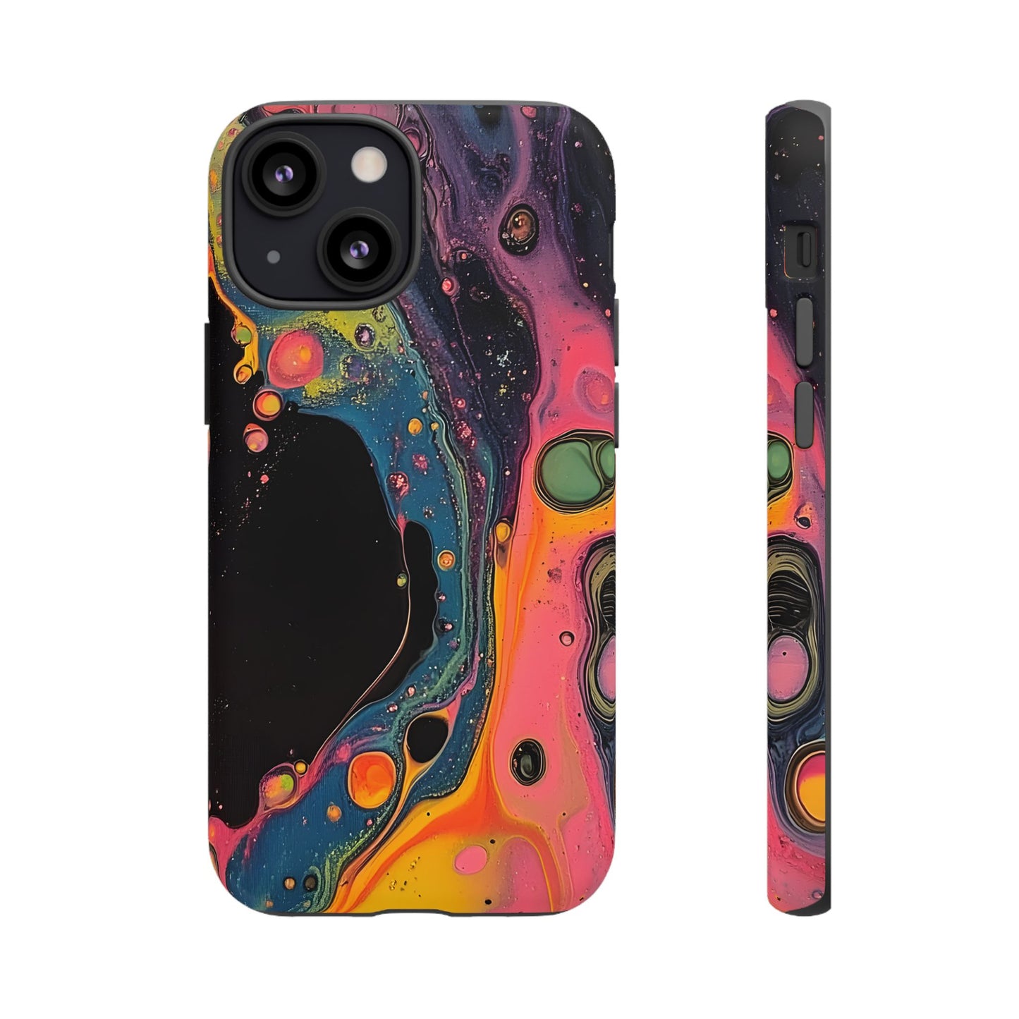 Psychedelic Modern Abstract_8 Customizable Tough Phone Case for iPhone 16, 15 Pro Max, Samsung S24 Ultra, Pixel 7 & more