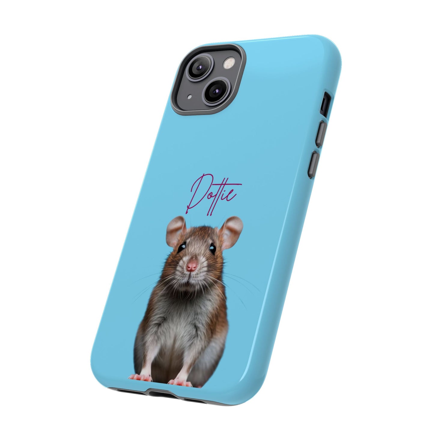 Customizable Pet Tough Phone Case Your Pet Photo or Digital Painting with Name_8 iPhone 16, 15 Pro Max, 15 Plus, Samsung S24 Ultra, Pixel 7
