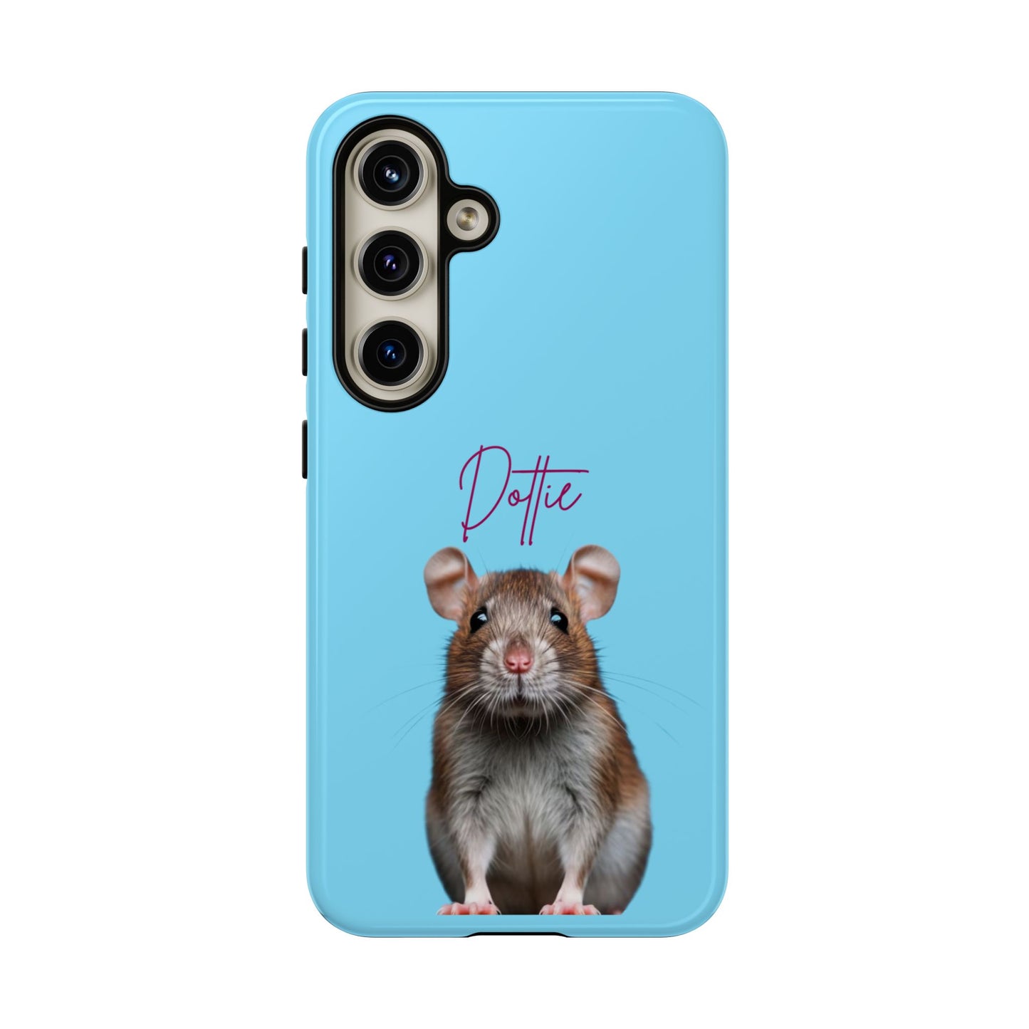 Customizable Pet Tough Phone Case Your Pet Photo or Digital Painting with Name_8 iPhone 16, 15 Pro Max, 15 Plus, Samsung S24 Ultra, Pixel 7