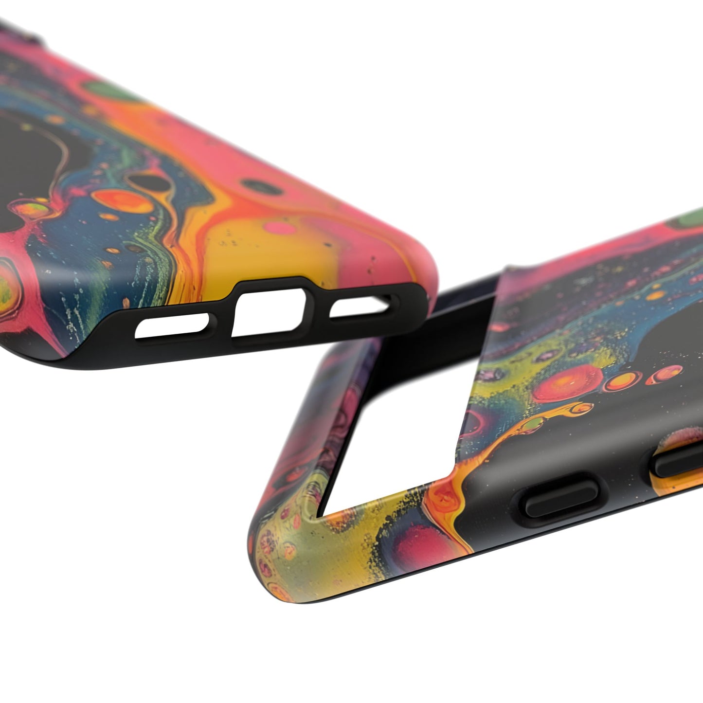 Psychedelic Modern Abstract_8 Customizable Tough Phone Case for iPhone 16, 15 Pro Max, Samsung S24 Ultra, Pixel 7 & more