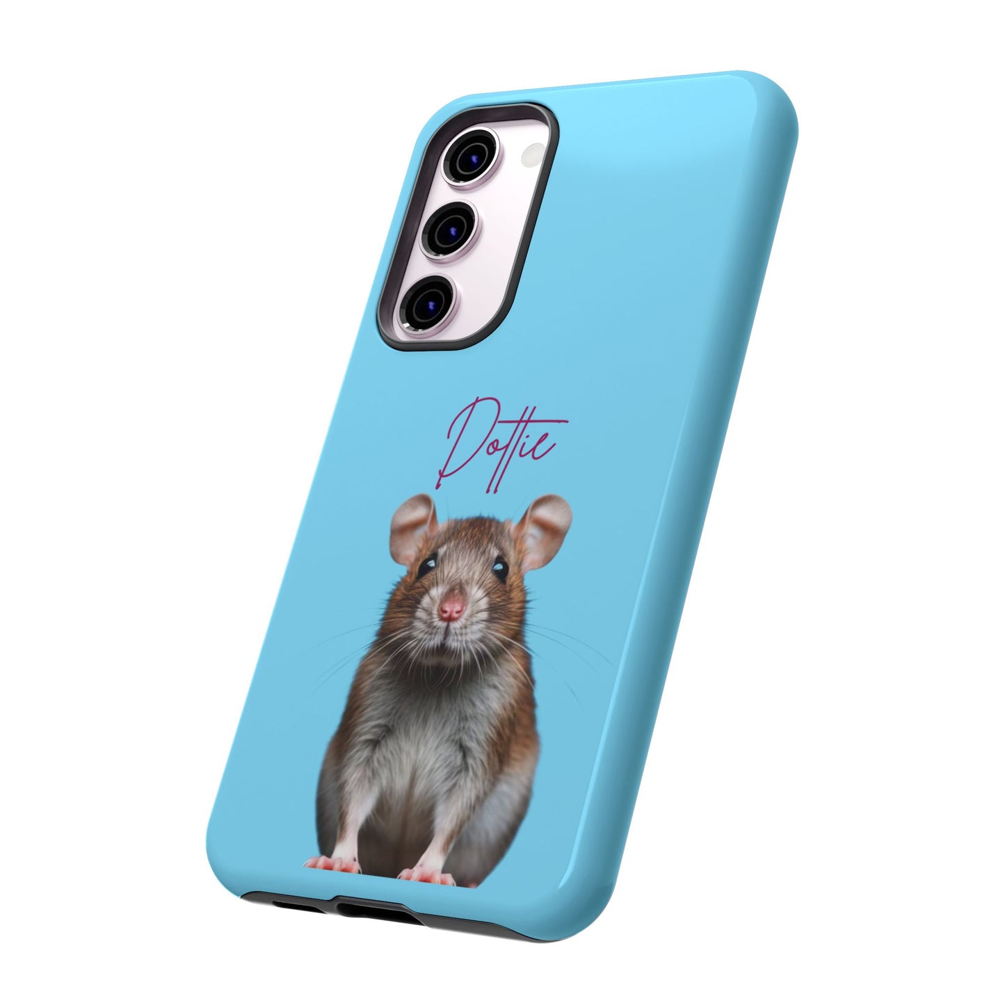 Customizable Pet Tough Phone Case Your Pet Photo or Digital Painting with Name_8 iPhone 16, 15 Pro Max, 15 Plus, Samsung S24 Ultra, Pixel 7