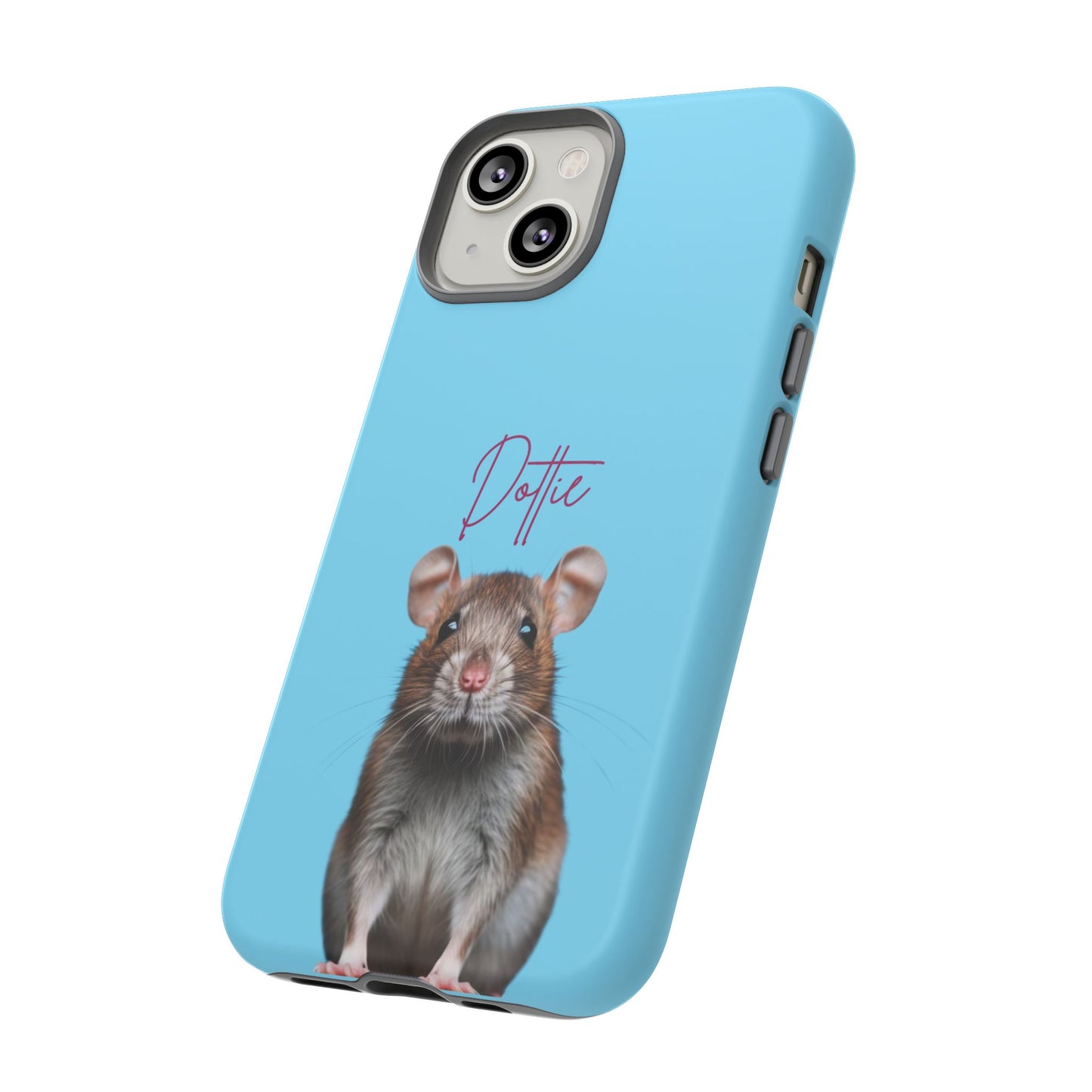 Customizable Pet Tough Phone Case Your Pet Photo or Digital Painting with Name_8 iPhone 16, 15 Pro Max, 15 Plus, Samsung S24 Ultra, Pixel 7