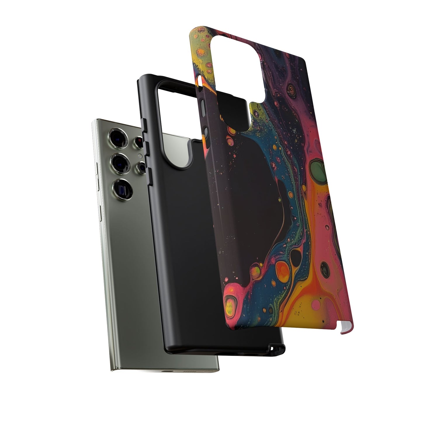 Psychedelic Modern Abstract_8 Customizable Tough Phone Case for iPhone 16, 15 Pro Max, Samsung S24 Ultra, Pixel 7 & more