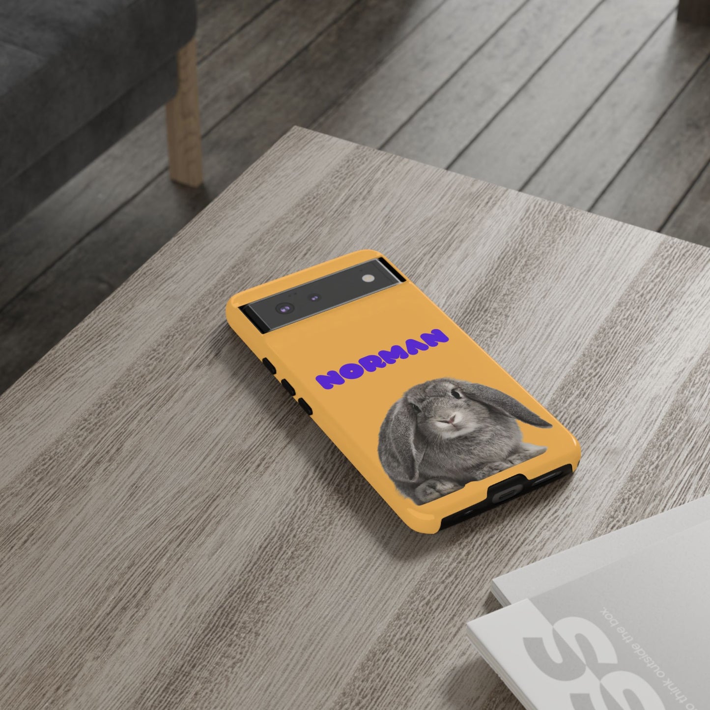 Customizable Pet Tough Phone Case Your Pet Photo or Digital Painting with Name_7