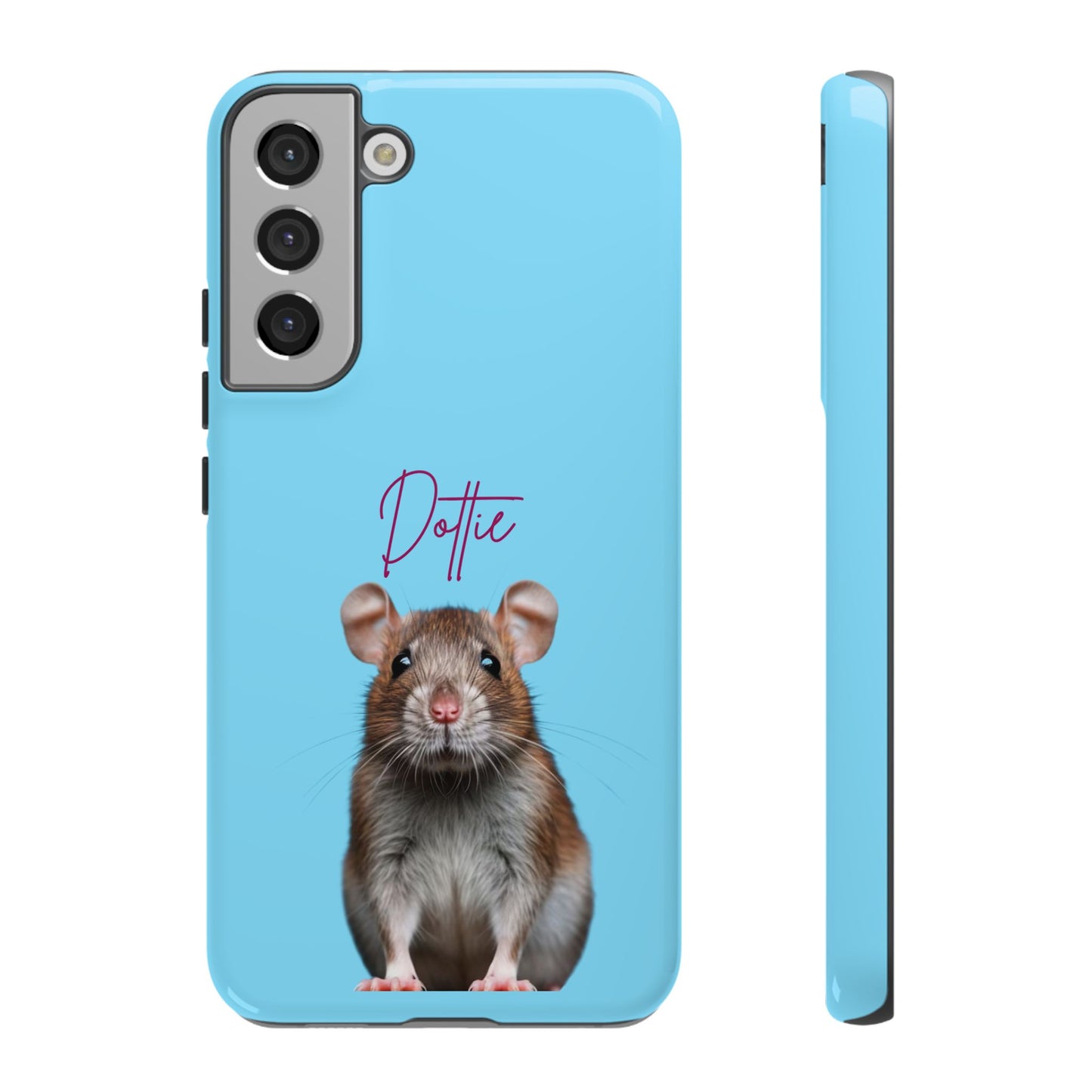 Customizable Pet Tough Phone Case Your Pet Photo or Digital Painting with Name_8 iPhone 16, 15 Pro Max, 15 Plus, Samsung S24 Ultra, Pixel 7