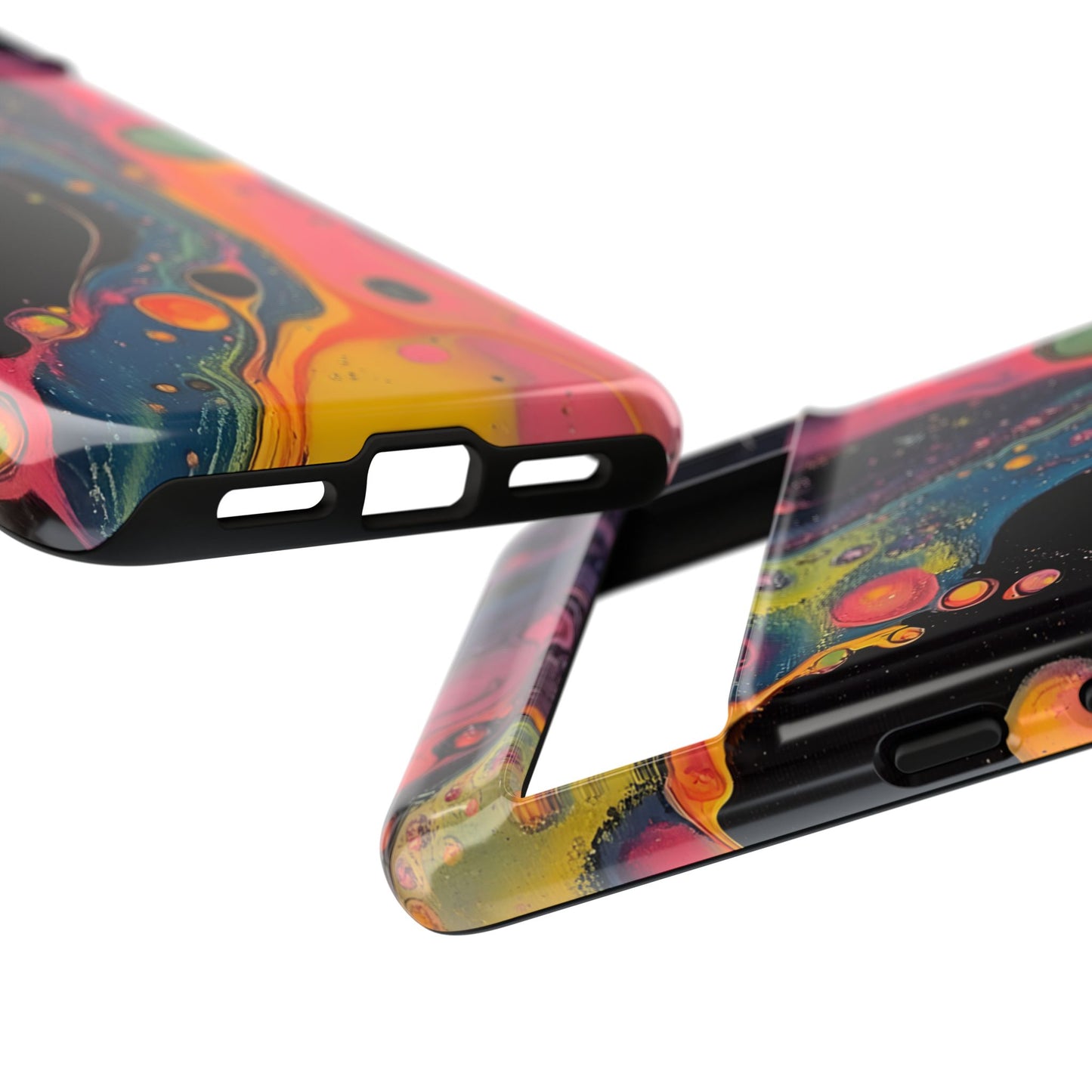 Psychedelic Modern Abstract_8 Customizable Tough Phone Case for iPhone 16, 15 Pro Max, Samsung S24 Ultra, Pixel 7 & more