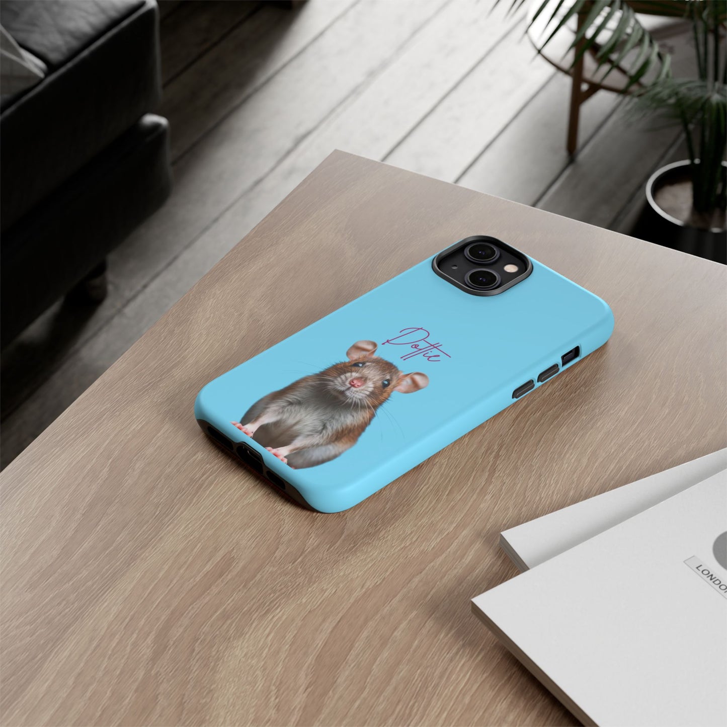 Customizable Pet Tough Phone Case Your Pet Photo or Digital Painting with Name_8 iPhone 16, 15 Pro Max, 15 Plus, Samsung S24 Ultra, Pixel 7