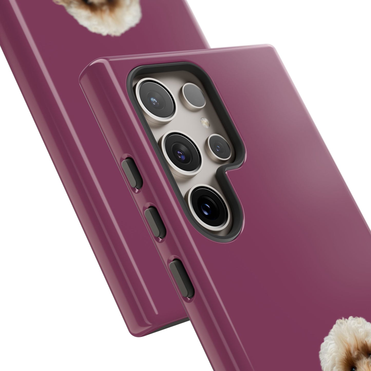 Customizable Pet Tough Phone Case Your Pet Photo or Digital Painting with Name_9 iPhone 16, 15 Pro Max, 15 Plus, Samsung S24 Ultra, Pixel 7