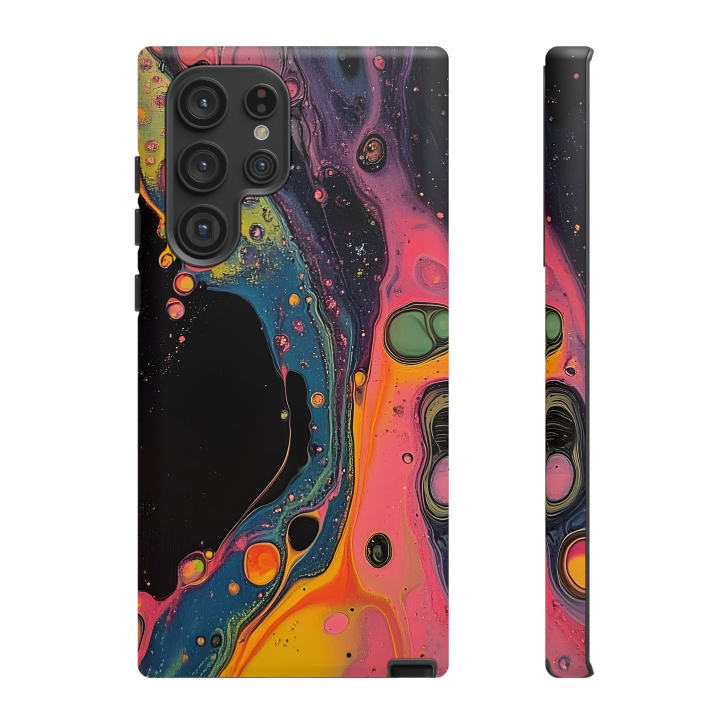 Psychedelic Modern Abstract_8 Customizable Tough Phone Case for iPhone 16, 15 Pro Max, Samsung S24 Ultra, Pixel 7 & more