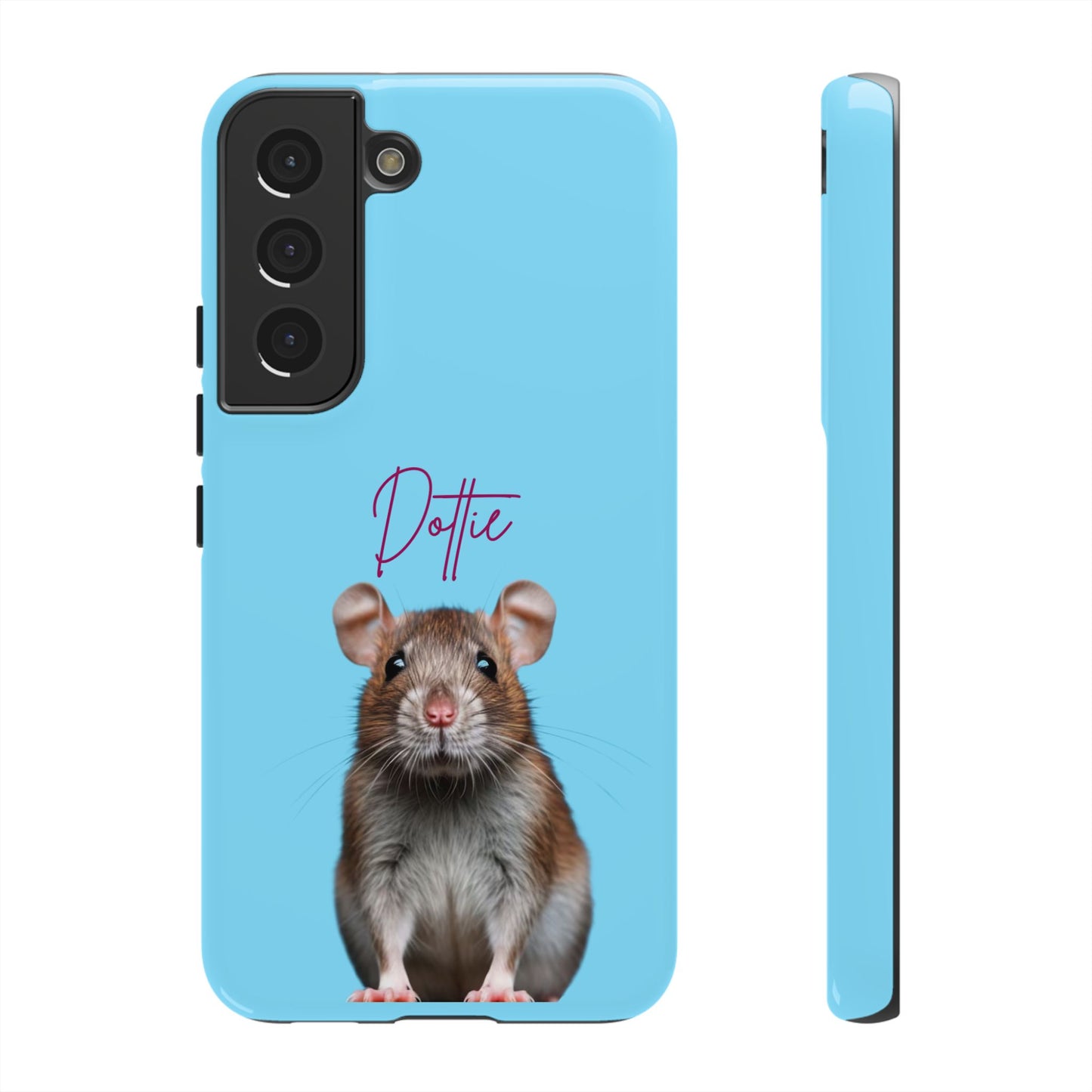 Customizable Pet Tough Phone Case Your Pet Photo or Digital Painting with Name_8 iPhone 16, 15 Pro Max, 15 Plus, Samsung S24 Ultra, Pixel 7