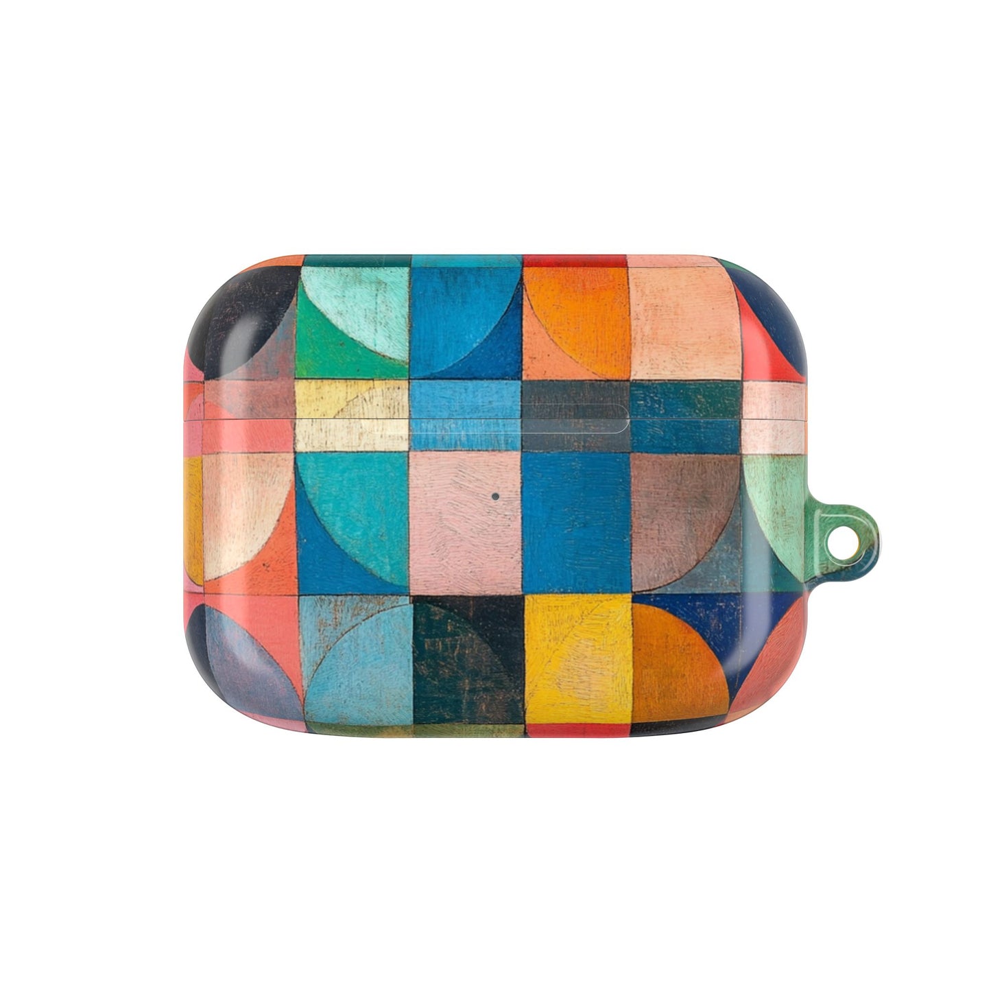 Mid-Century Modern Abstract_6 Customizable AirPods Case, Protective Cover, Unique Design