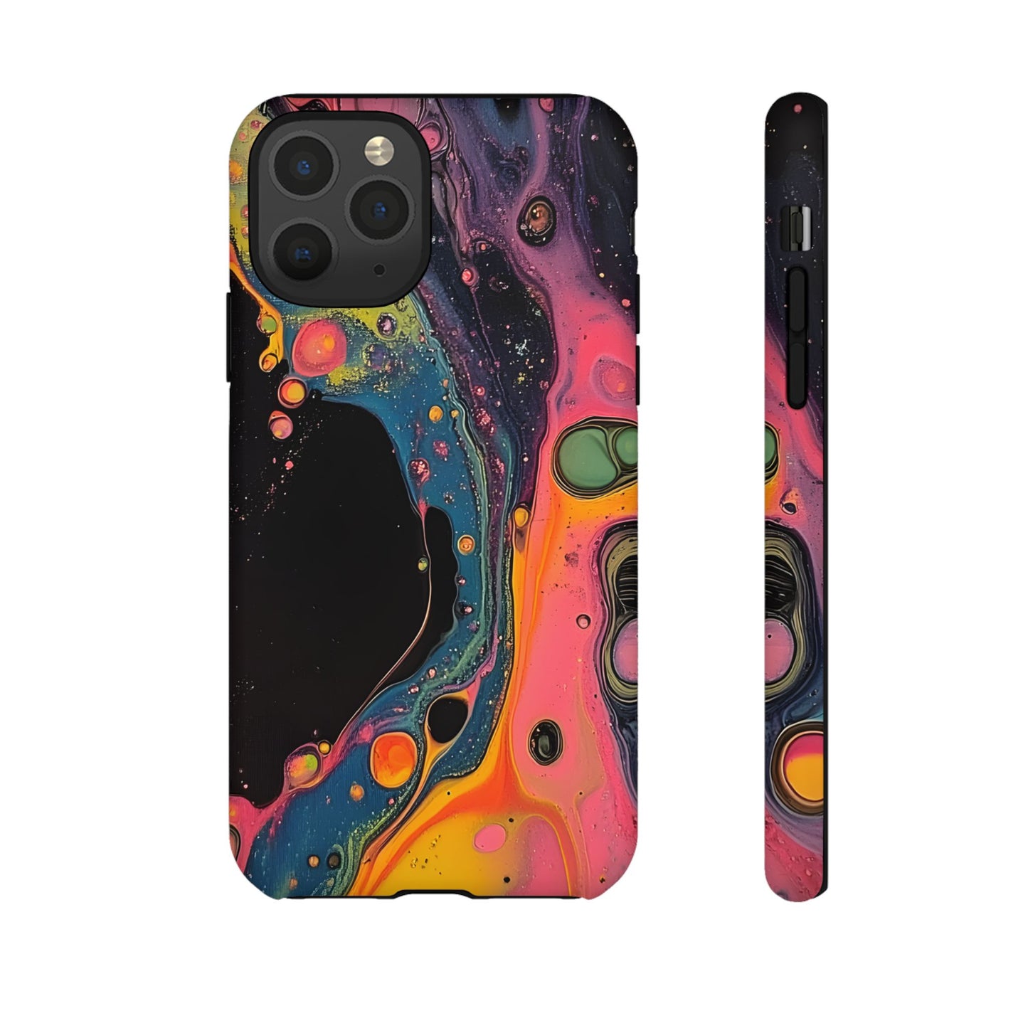 Psychedelic Modern Abstract_8 Customizable Tough Phone Case for iPhone 16, 15 Pro Max, Samsung S24 Ultra, Pixel 7 & more