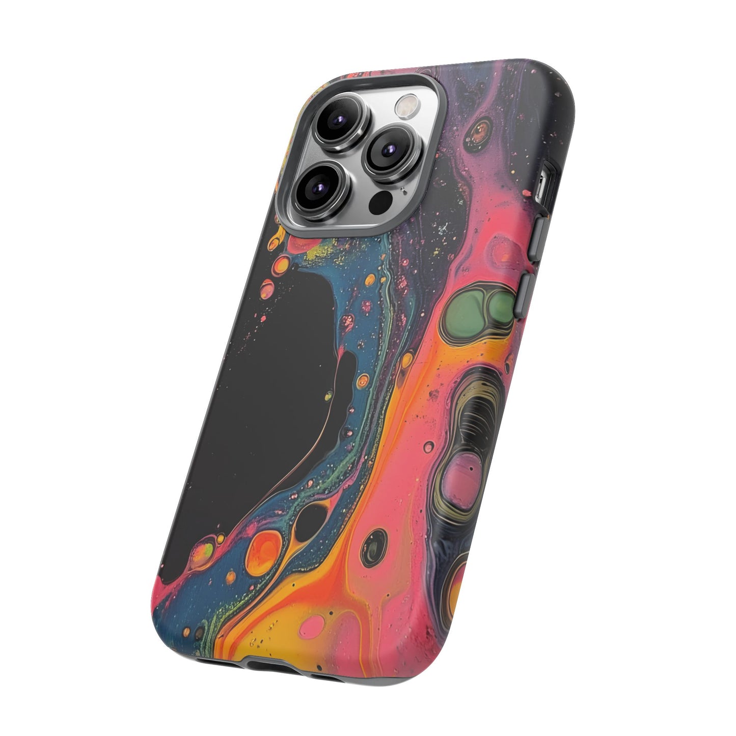 Psychedelic Modern Abstract_8 Customizable Tough Phone Case for iPhone 16, 15 Pro Max, Samsung S24 Ultra, Pixel 7 & more
