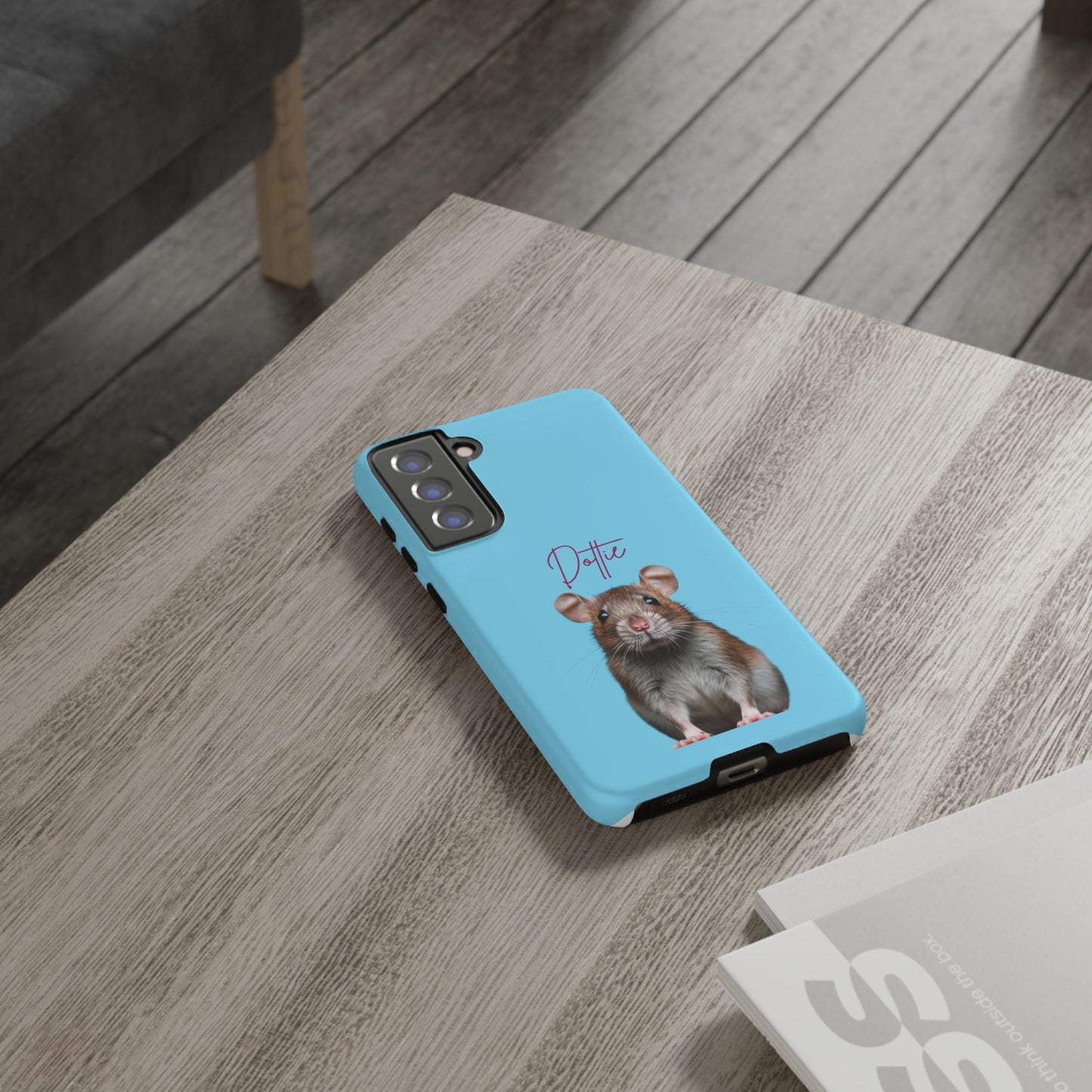 Customizable Pet Tough Phone Case Your Pet Photo or Digital Painting with Name_8 iPhone 16, 15 Pro Max, 15 Plus, Samsung S24 Ultra, Pixel 7