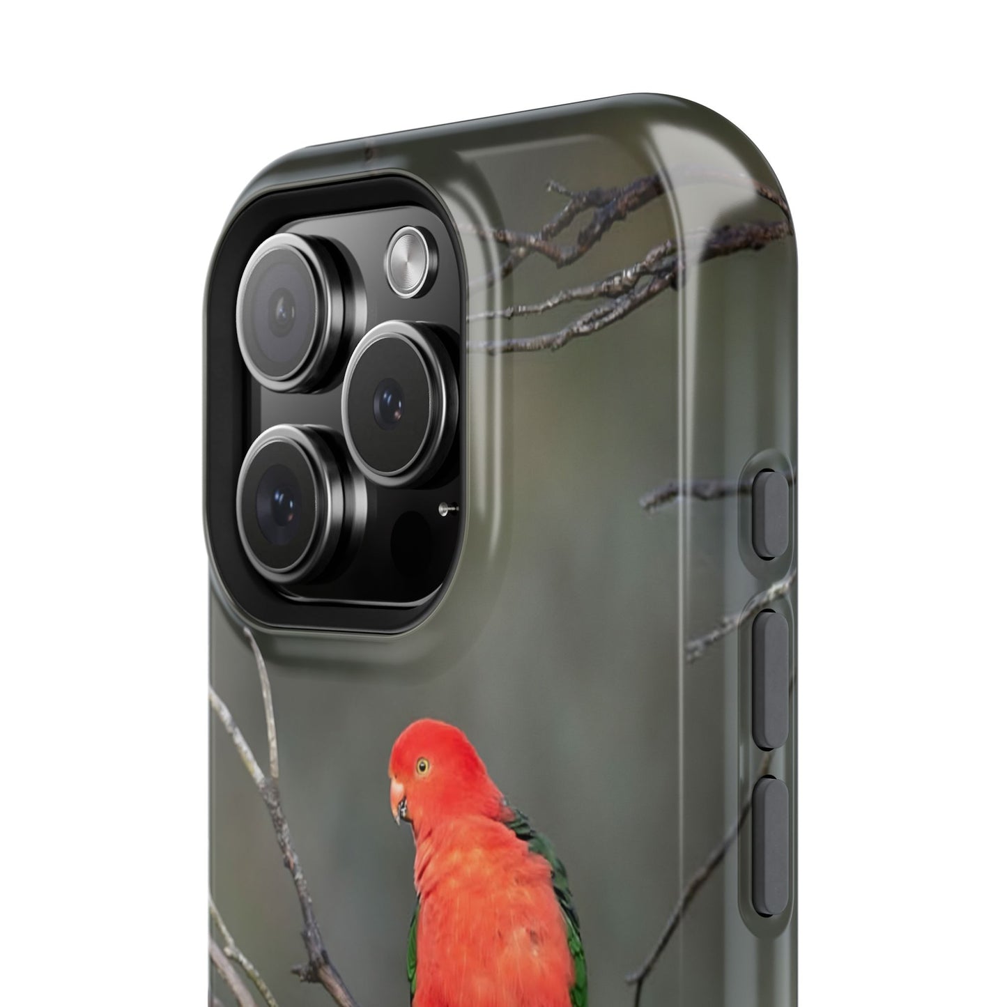 Australian King Parrot - Magnetic Impact-Resistant Case - Fono Caso x EstebantheNatureman - Wildlife Photography Case - Gift for Bird Lovers