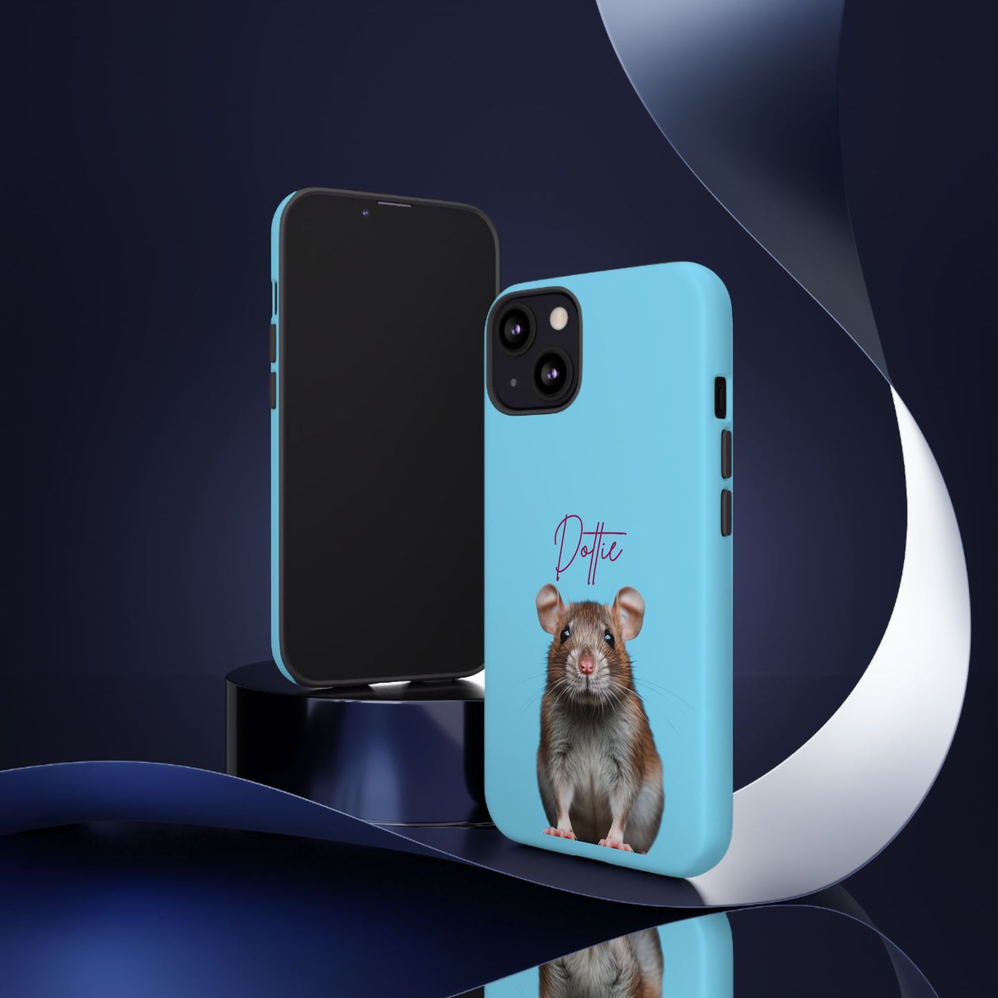Customizable Pet Tough Phone Case Your Pet Photo or Digital Painting with Name_8 iPhone 16, 15 Pro Max, 15 Plus, Samsung S24 Ultra, Pixel 7