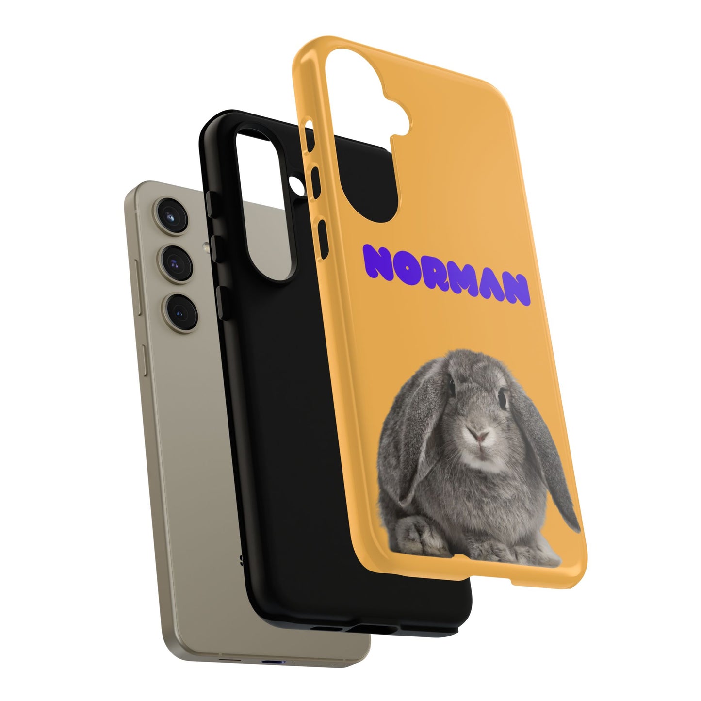 Customizable Pet Tough Phone Case Your Pet Photo or Digital Painting with Name_7