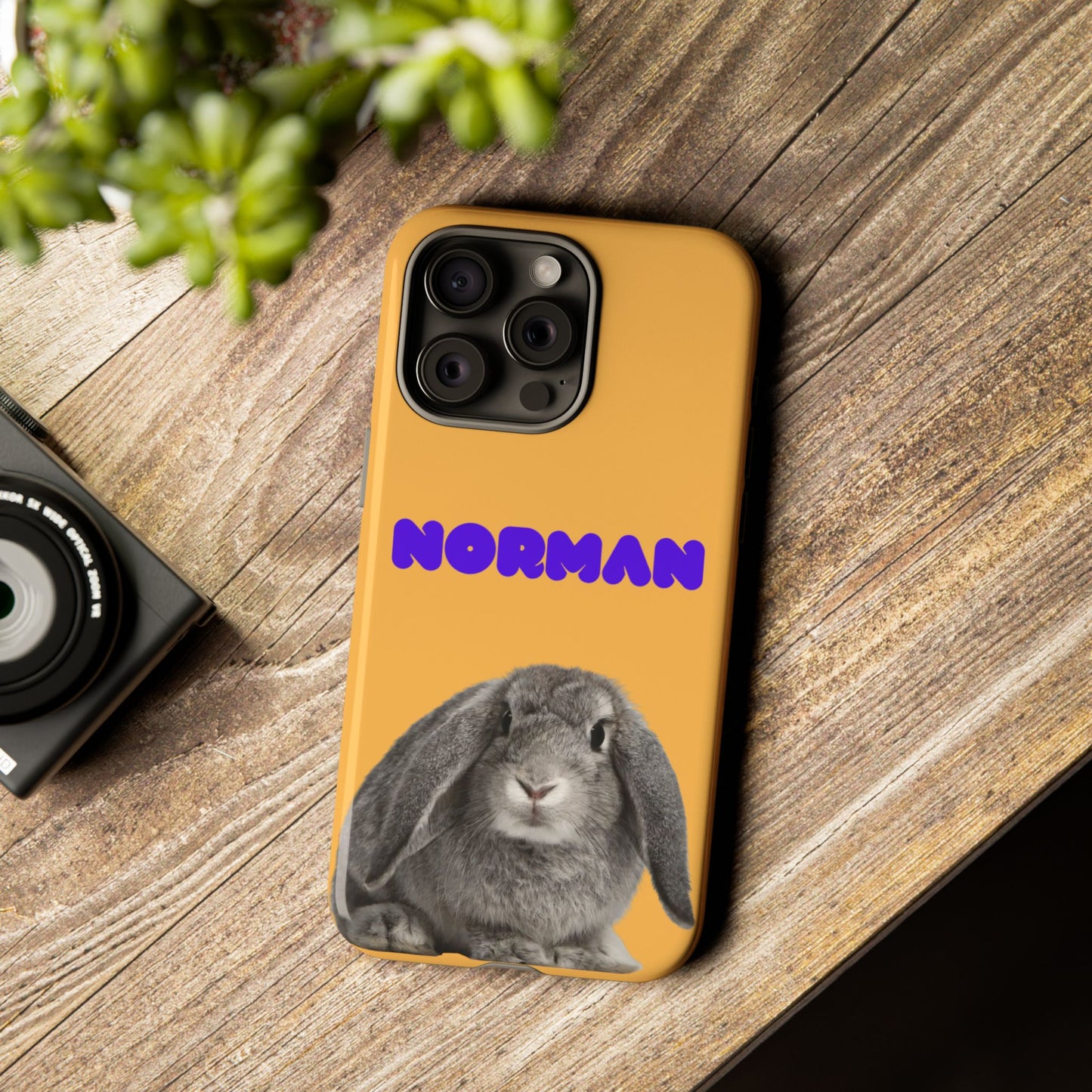 Customizable Pet Tough Phone Case Your Pet Photo or Digital Painting with Name_7