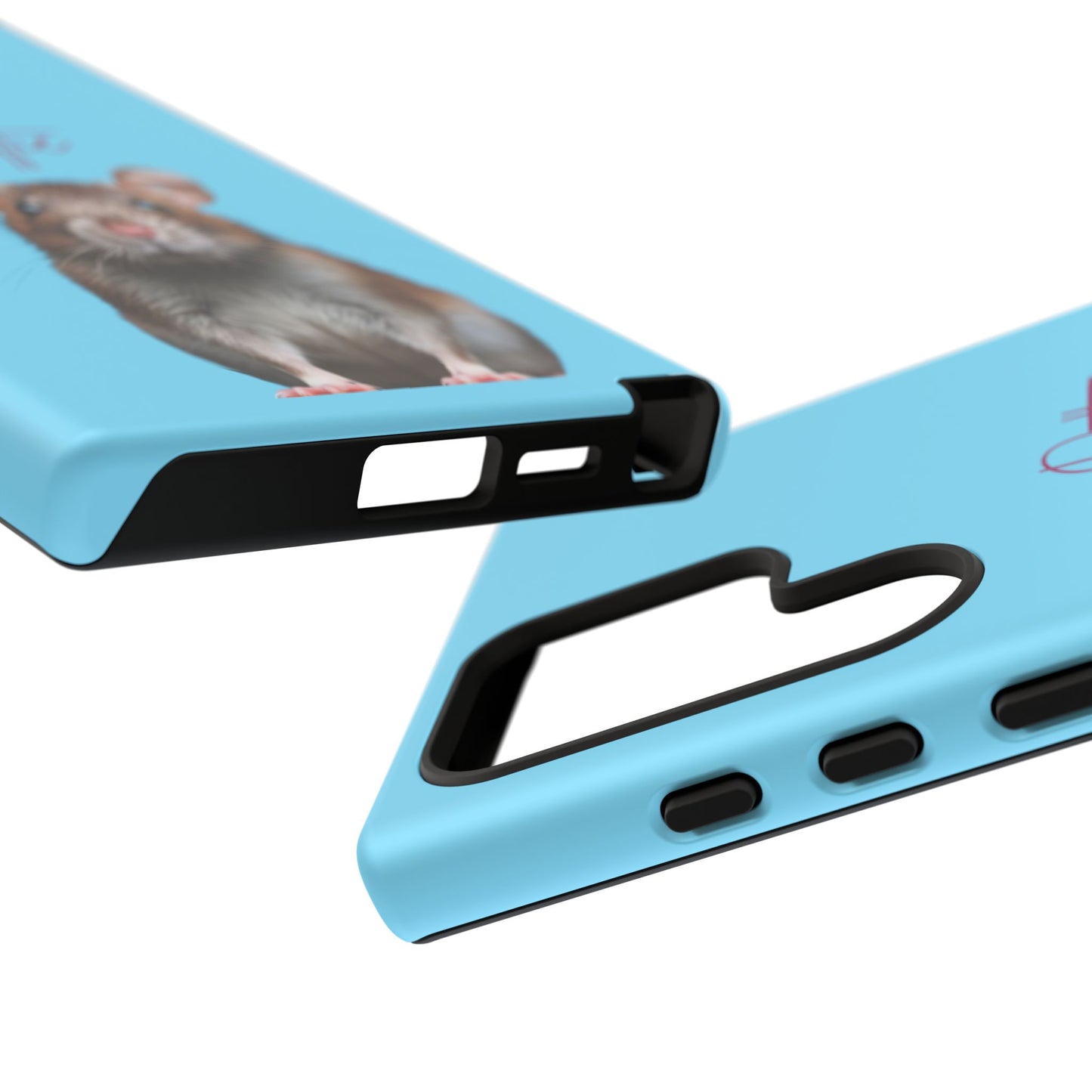 Customizable Pet Tough Phone Case Your Pet Photo or Digital Painting with Name_8 iPhone 16, 15 Pro Max, 15 Plus, Samsung S24 Ultra, Pixel 7