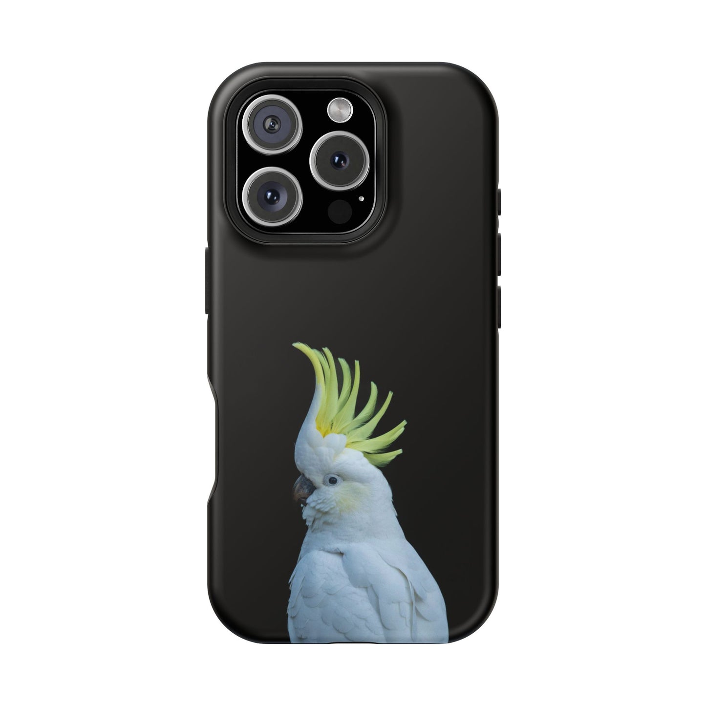 Sulphur Crested Cockatoo - Magnetic Impact-Resistant Phone Case - Fono Caso x EstebantheNatureman - Wildlife Case - Gift for Bird Lovers