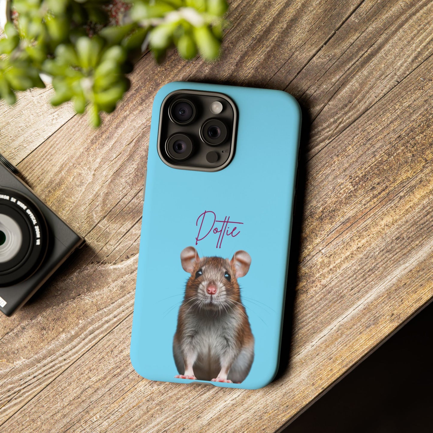 Customizable Pet Tough Phone Case Your Pet Photo or Digital Painting with Name_8 iPhone 16, 15 Pro Max, 15 Plus, Samsung S24 Ultra, Pixel 7