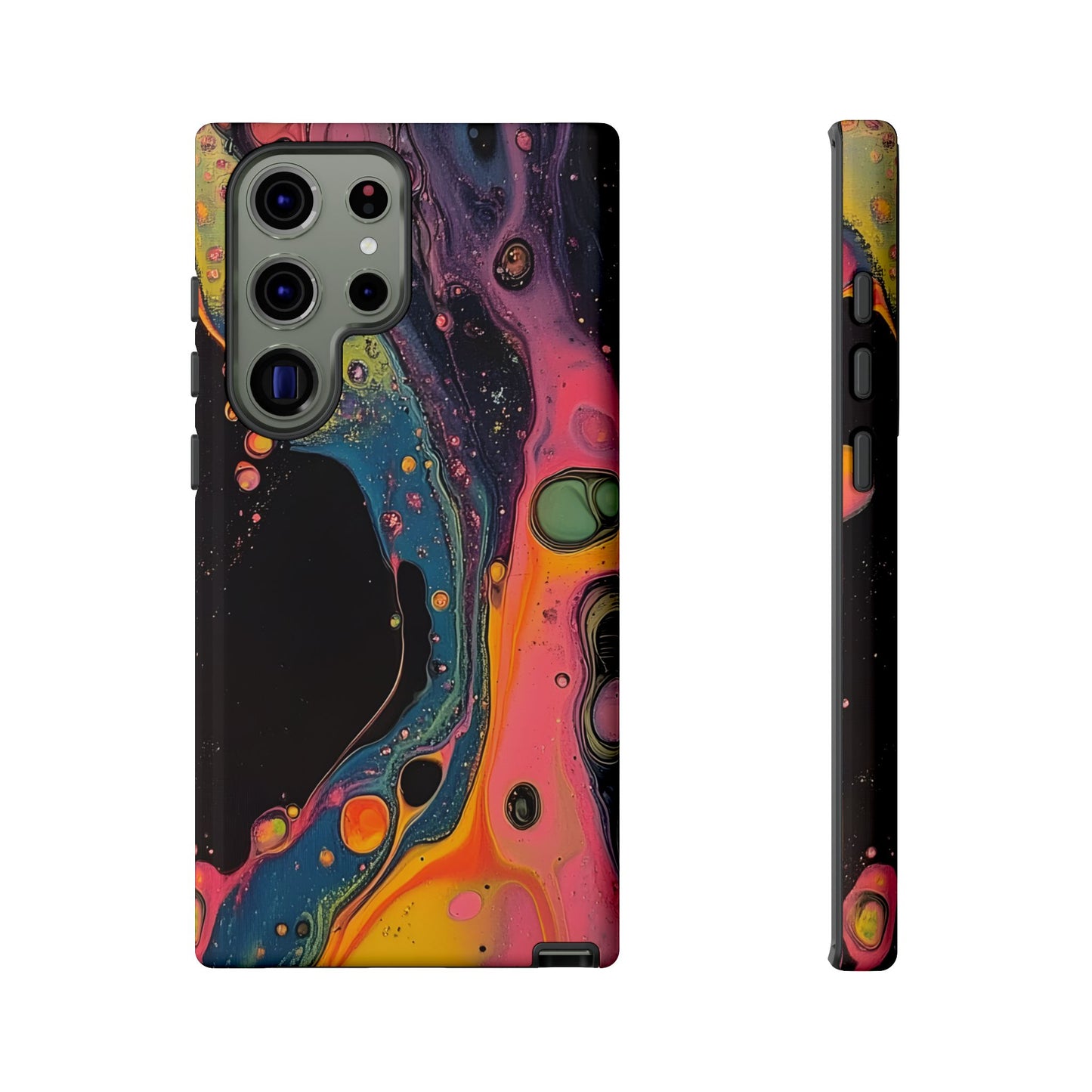 Psychedelic Modern Abstract_8 Customizable Tough Phone Case for iPhone 16, 15 Pro Max, Samsung S24 Ultra, Pixel 7 & more