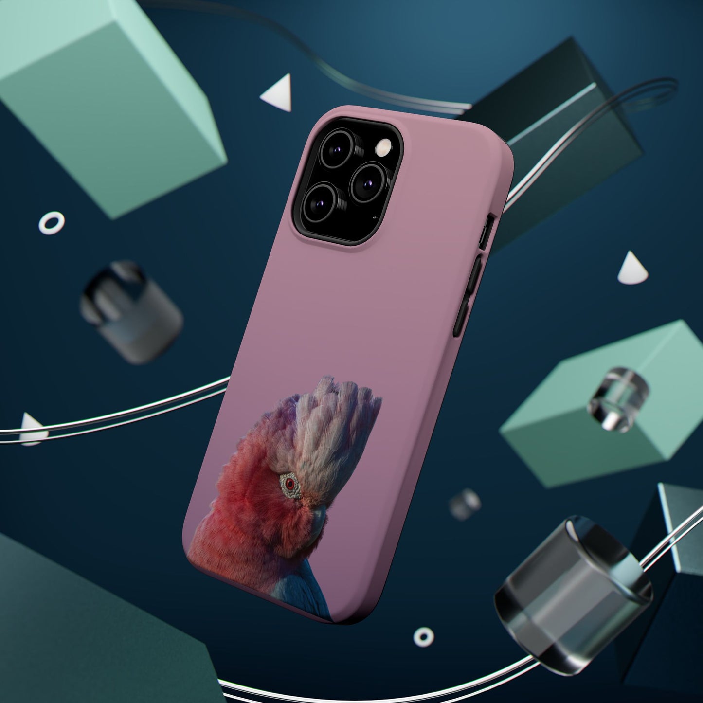 Galah - Magnetic Impact-Resistant Phone Case - Fono Caso x EstebantheNatureman - Wildlife Photography Case - Gift for Bird Lovers