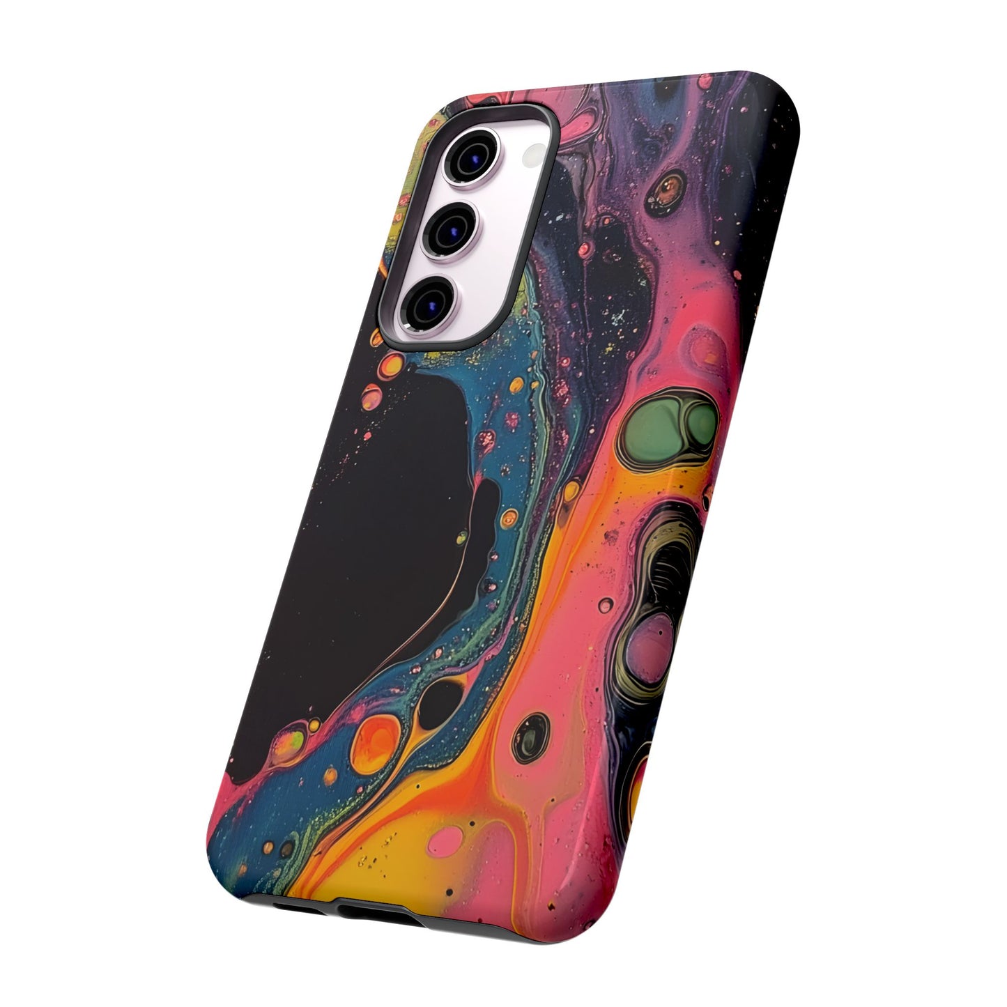 Psychedelic Modern Abstract_8 Customizable Tough Phone Case for iPhone 16, 15 Pro Max, Samsung S24 Ultra, Pixel 7 & more