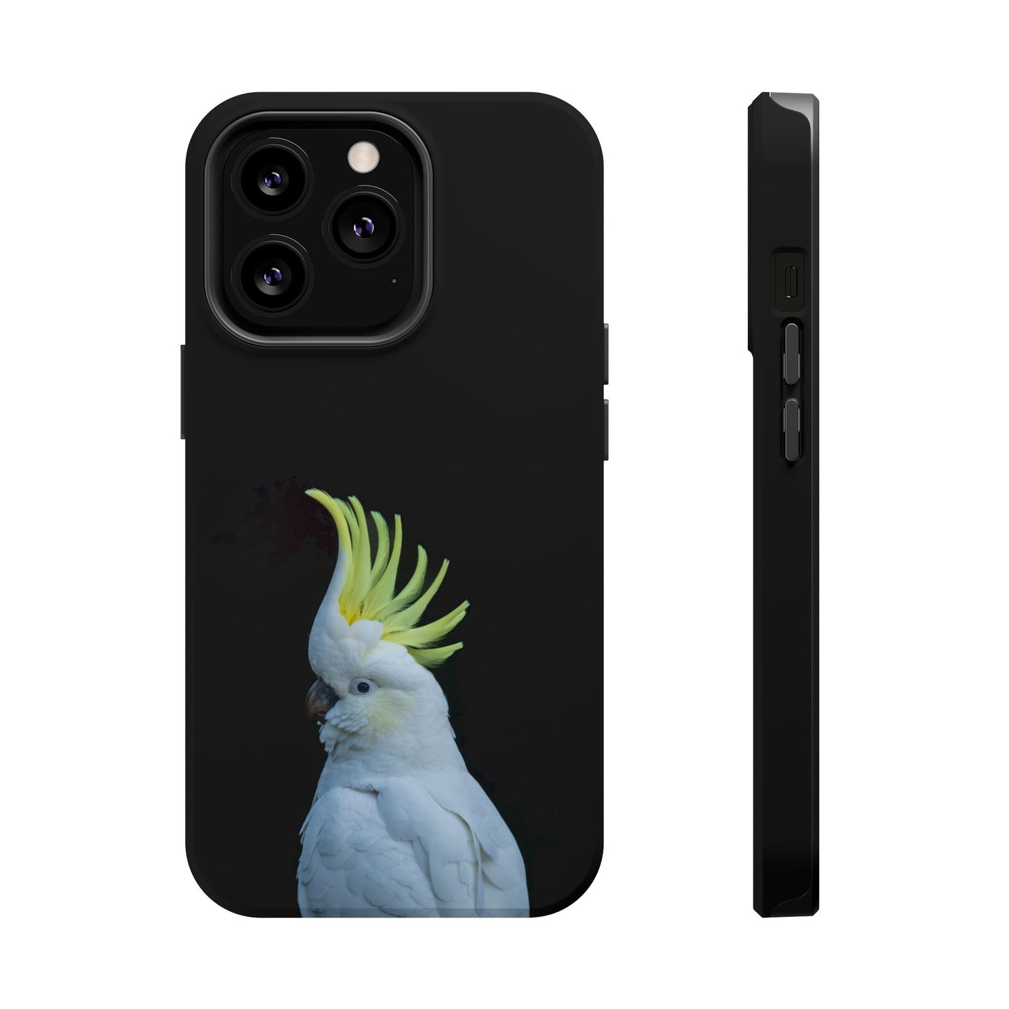 Sulphur Crested Cockatoo - Magnetic Impact-Resistant Phone Case - Fono Caso x EstebantheNatureman - Wildlife Case - Gift for Bird Lovers